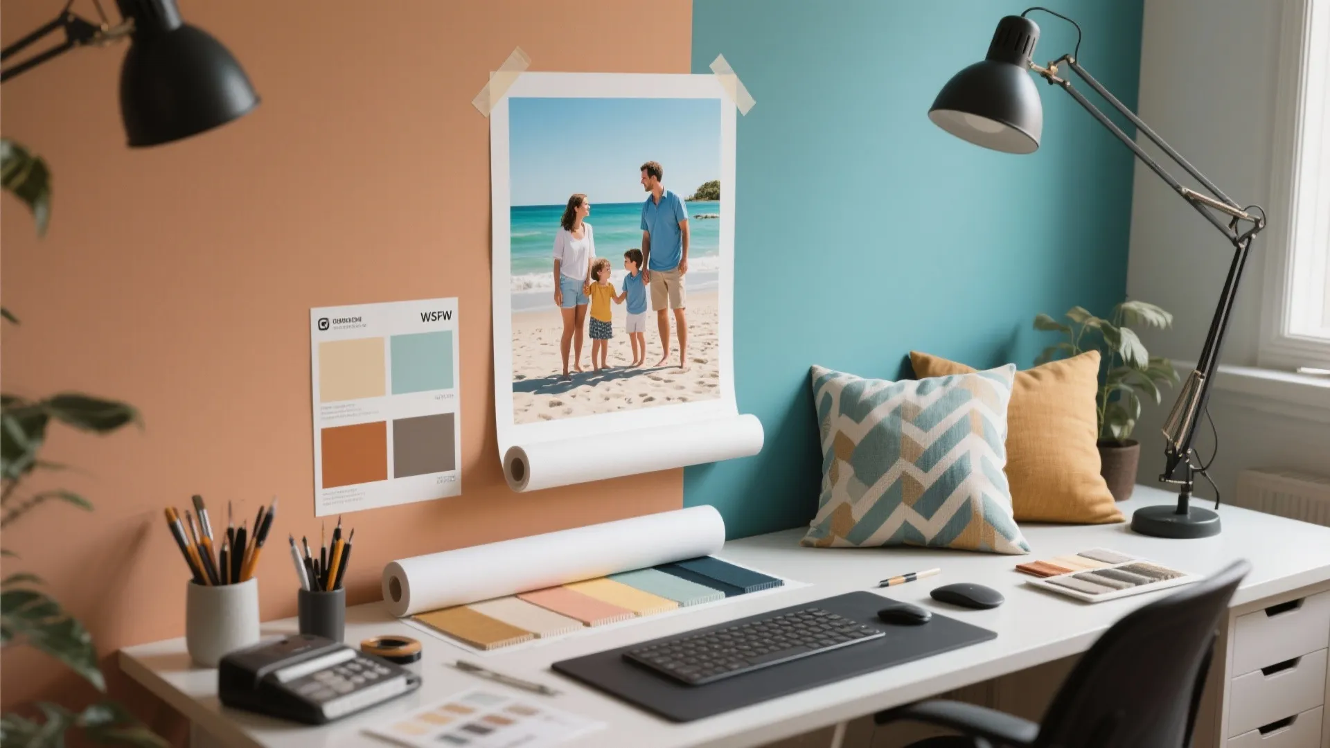 5. Custom Photo-to-Mural: Personal and Immersive