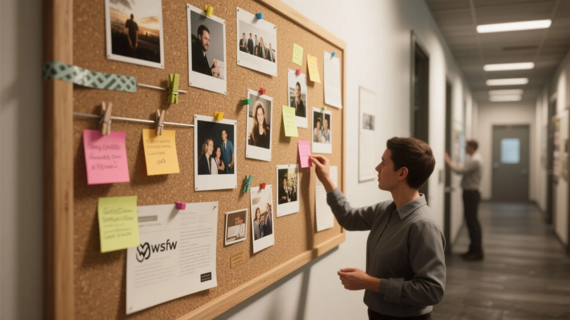 4. DIY Photo Wall or Memory Board