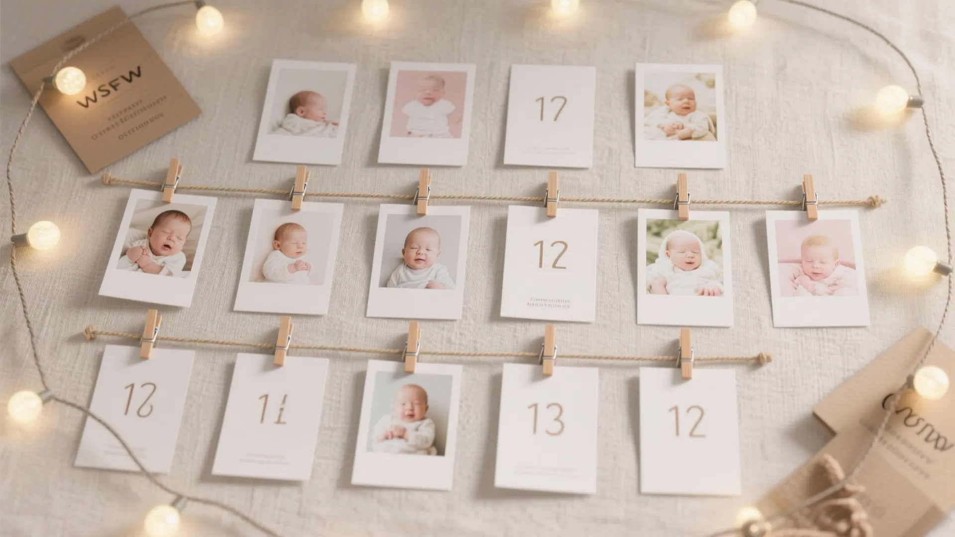 Storybook Photo Wall & Milestone Timeline