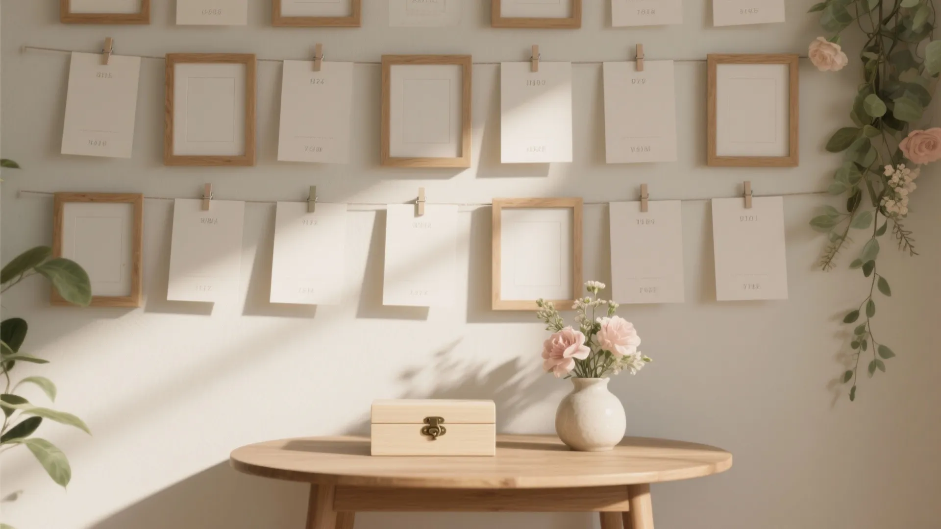 Photo Moment Wall + Keepsake Table