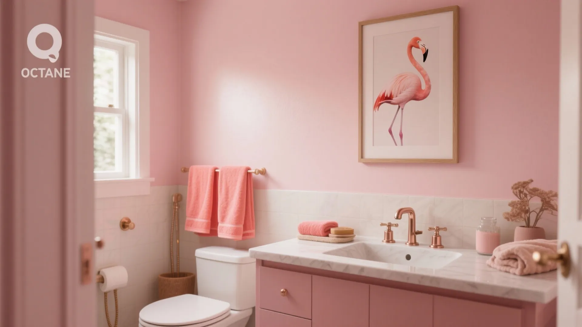 2. Pick pink wisely: paint and accessories
