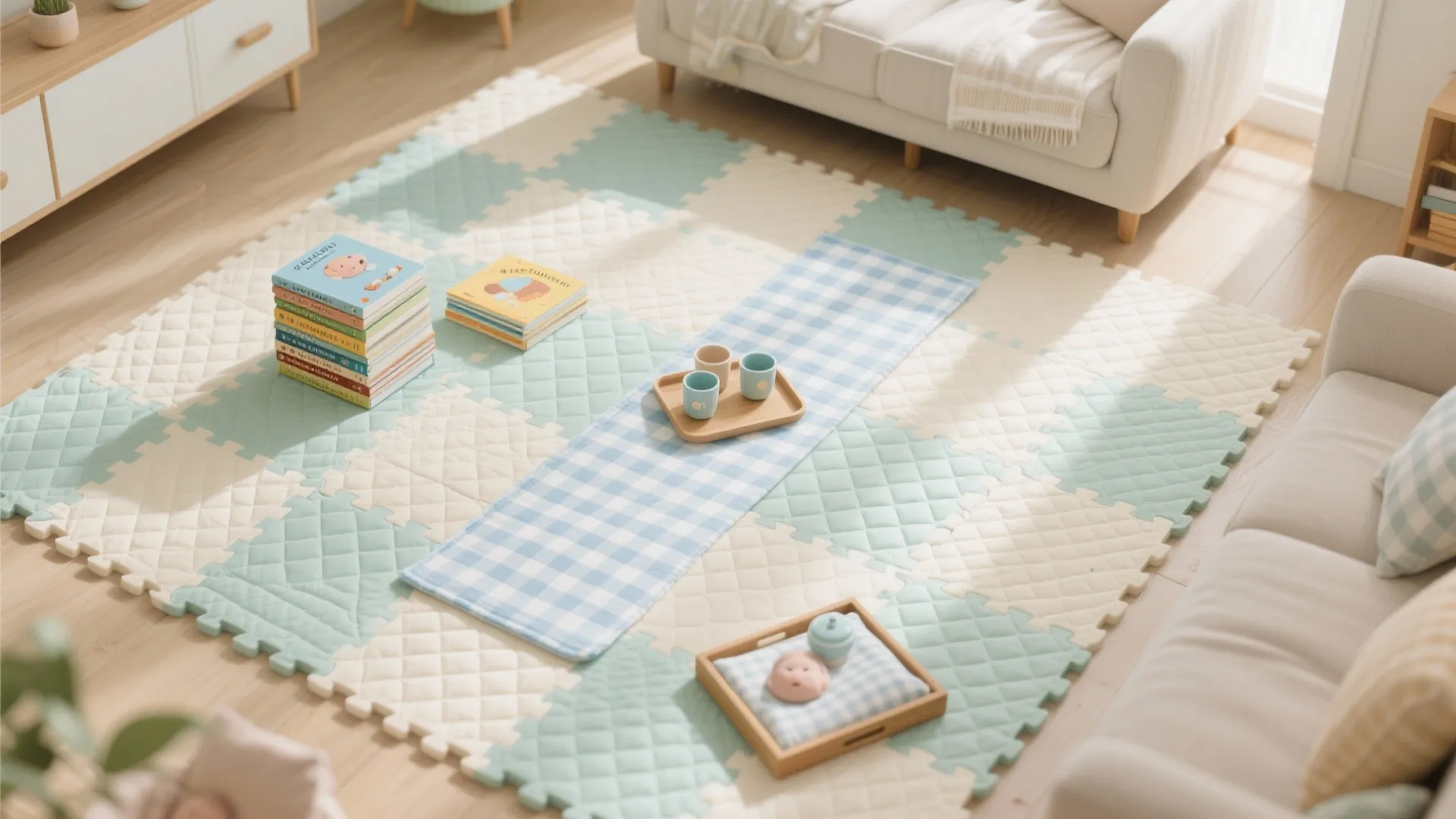 Storybook Picnic Floor Setup