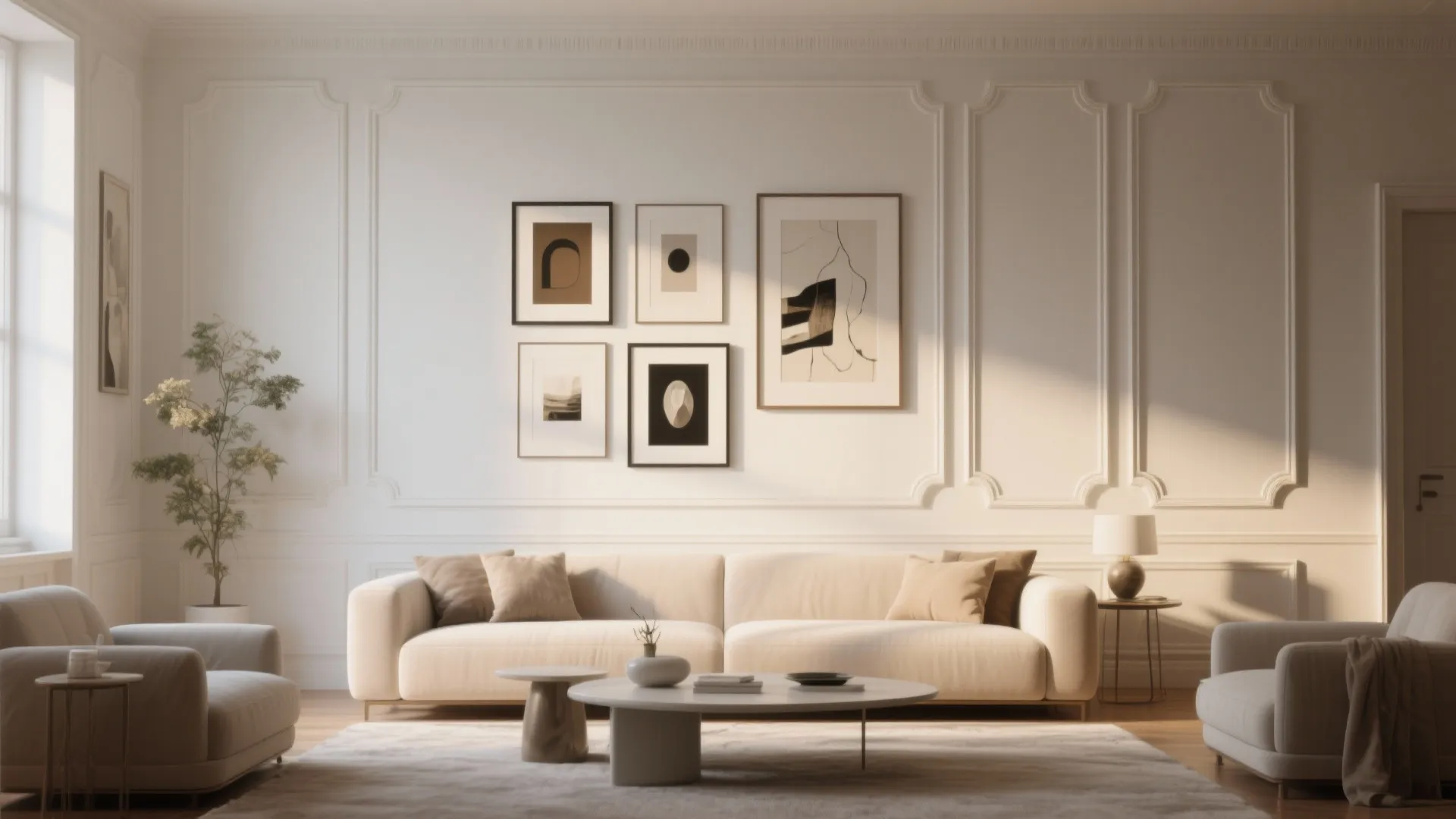 2. Picture Frame Molding Panels