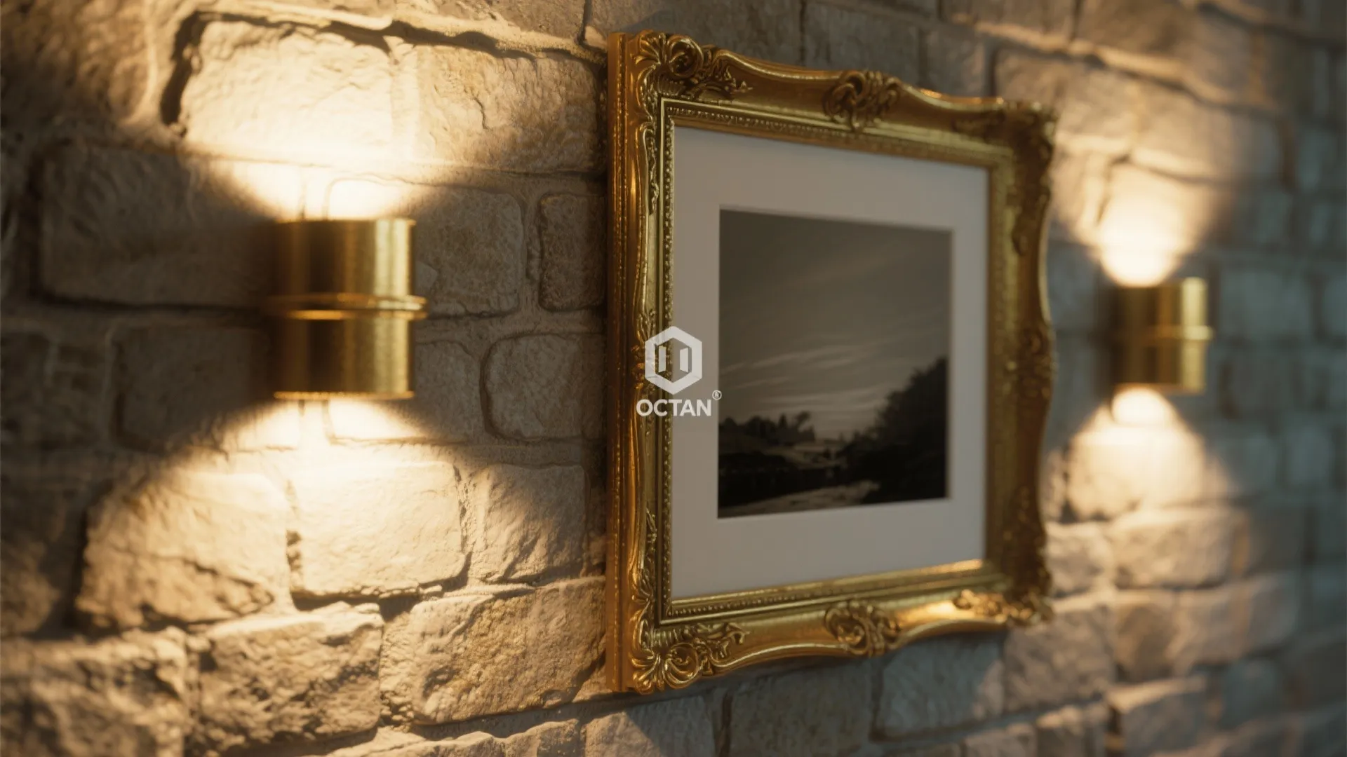 4. Picture-Frame Wall Washers to Highlight Texture