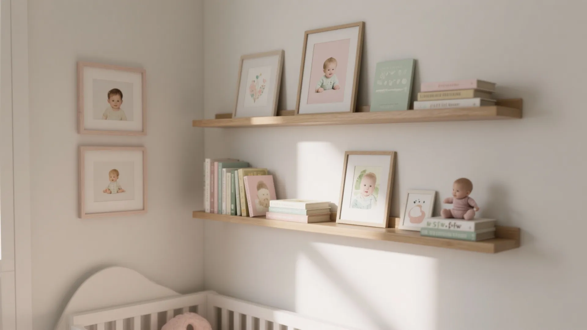 Picture Ledge Gallery for Easy Rotations (Renter-Friendly)