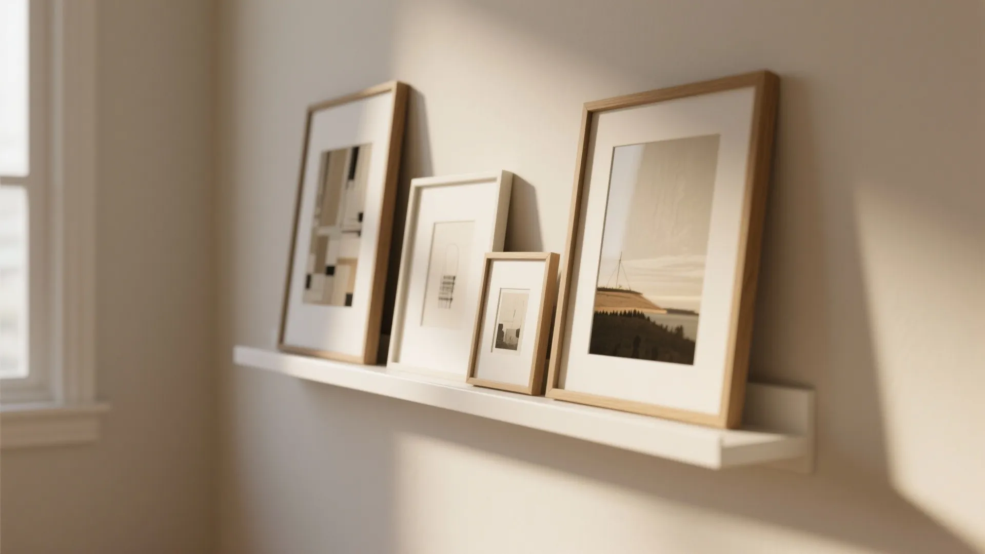 7. Picture Ledge Display