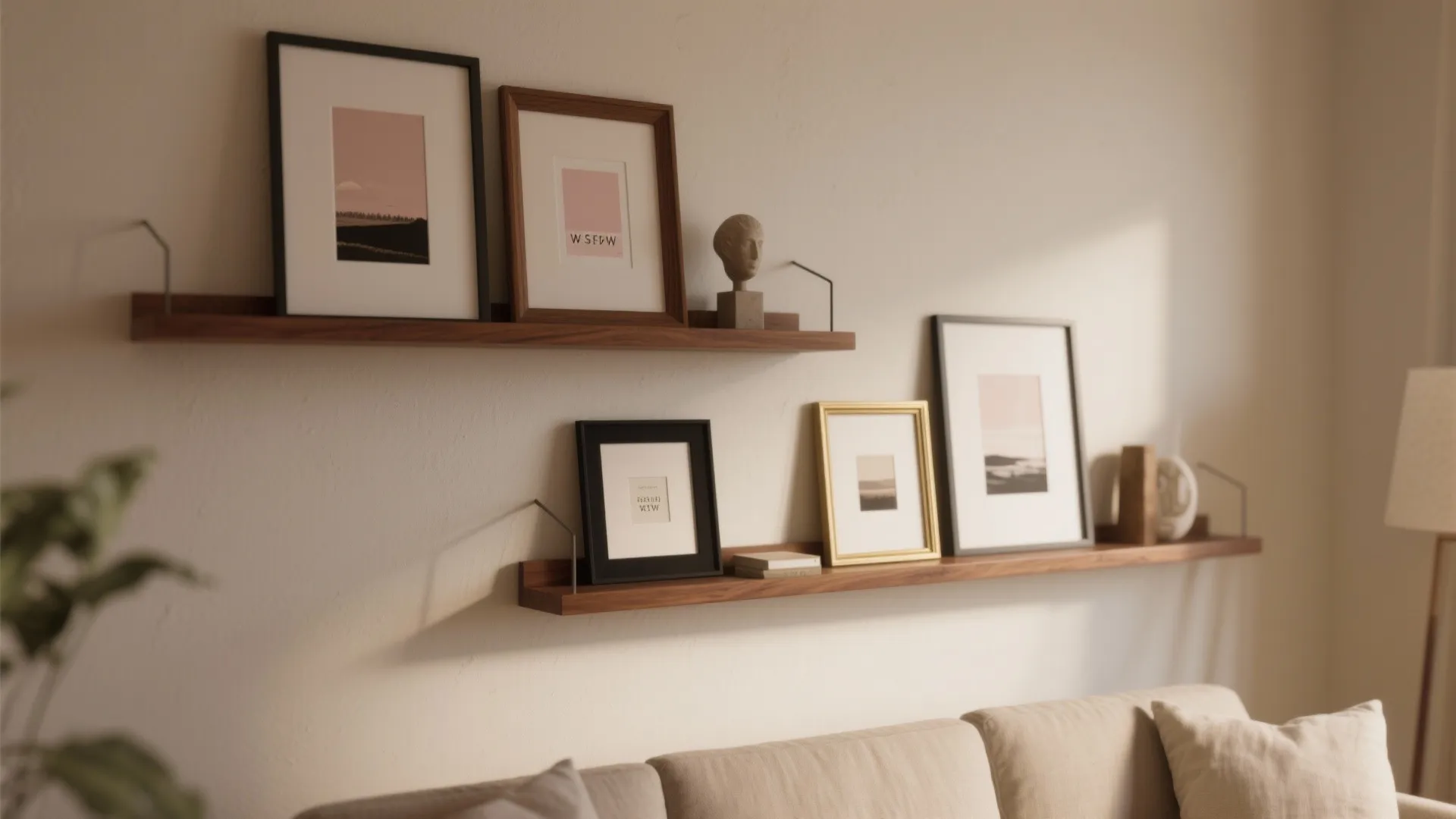 Idea 3: Picture ledges for a swappable story