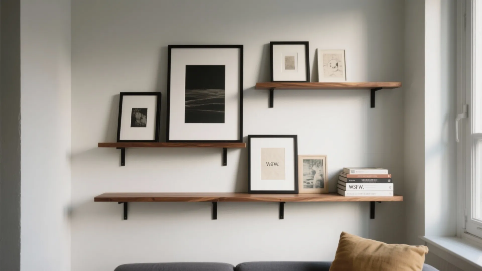 Picture Ledges: Flexible Display Without Rehanging