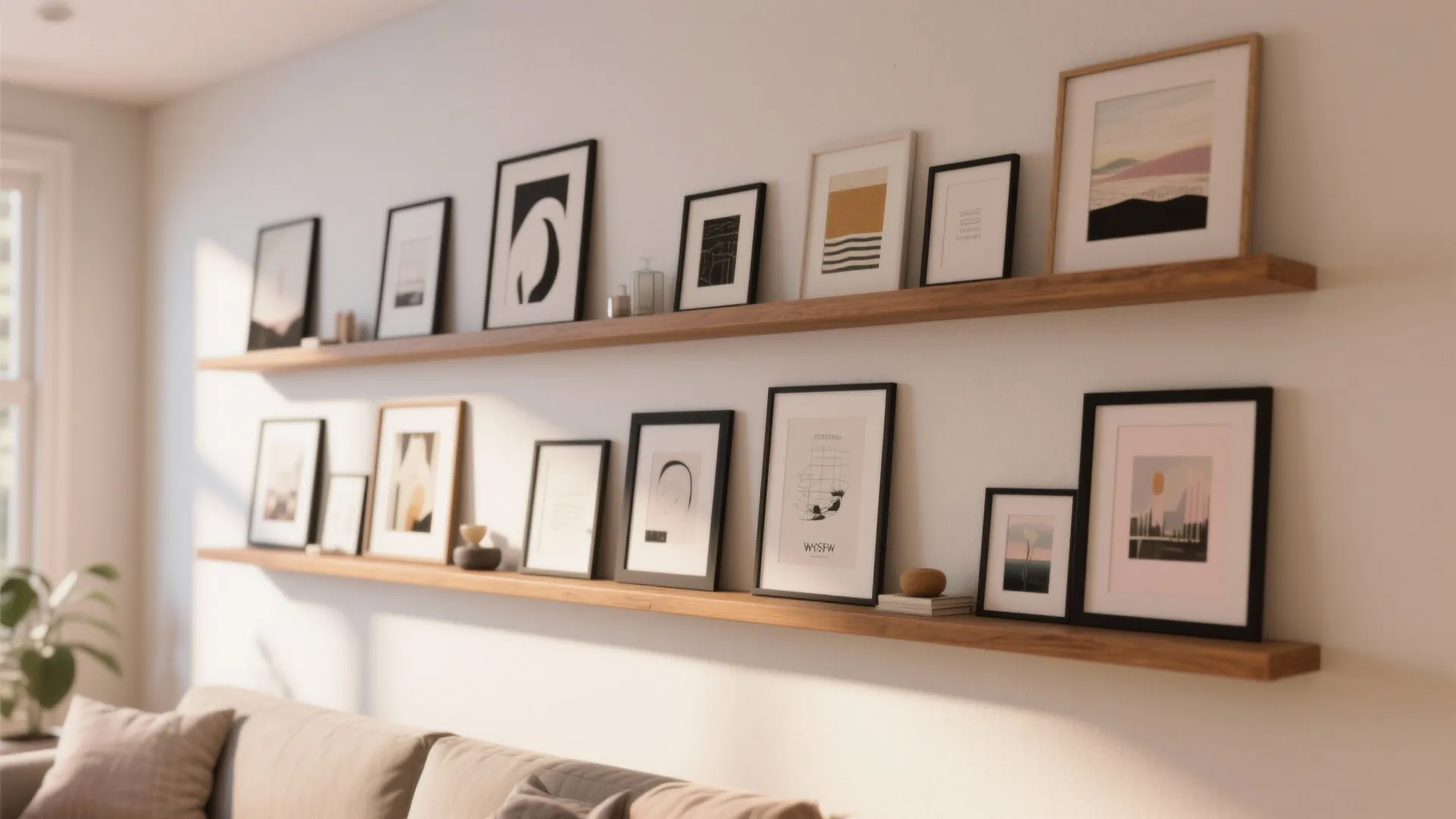Picture Ledge Gallery Wall Shelving