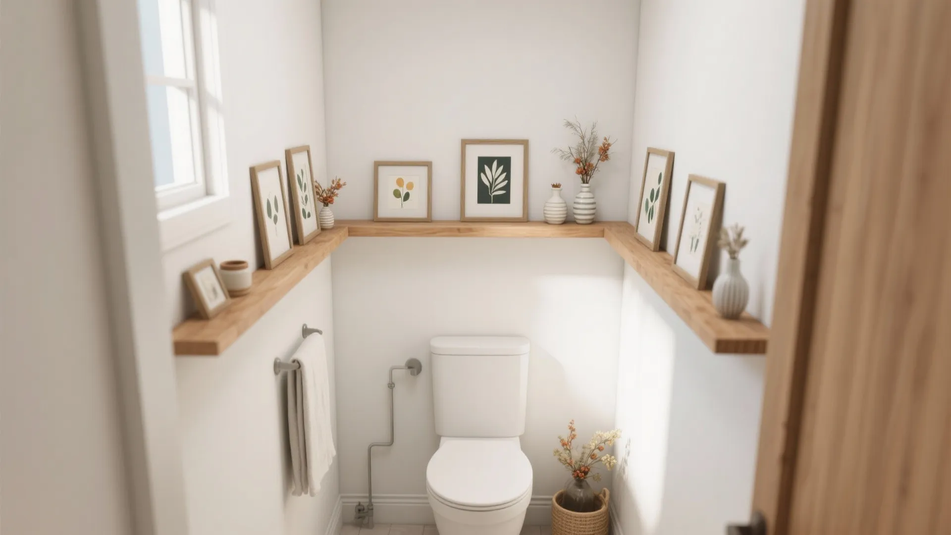 8. Narrow picture ledges