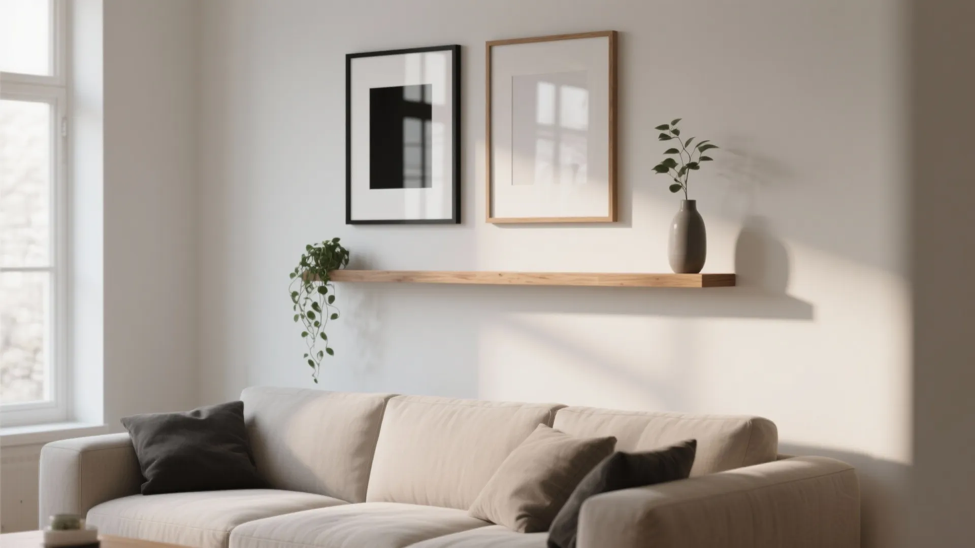 3) Picture Ledges as a Rotating Gallery