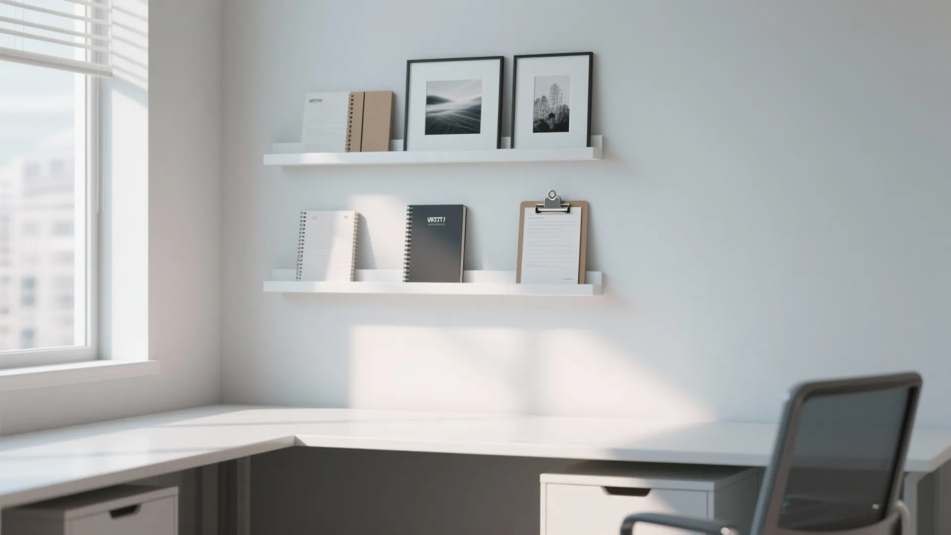 8. Picture Ledges for Small Essentials