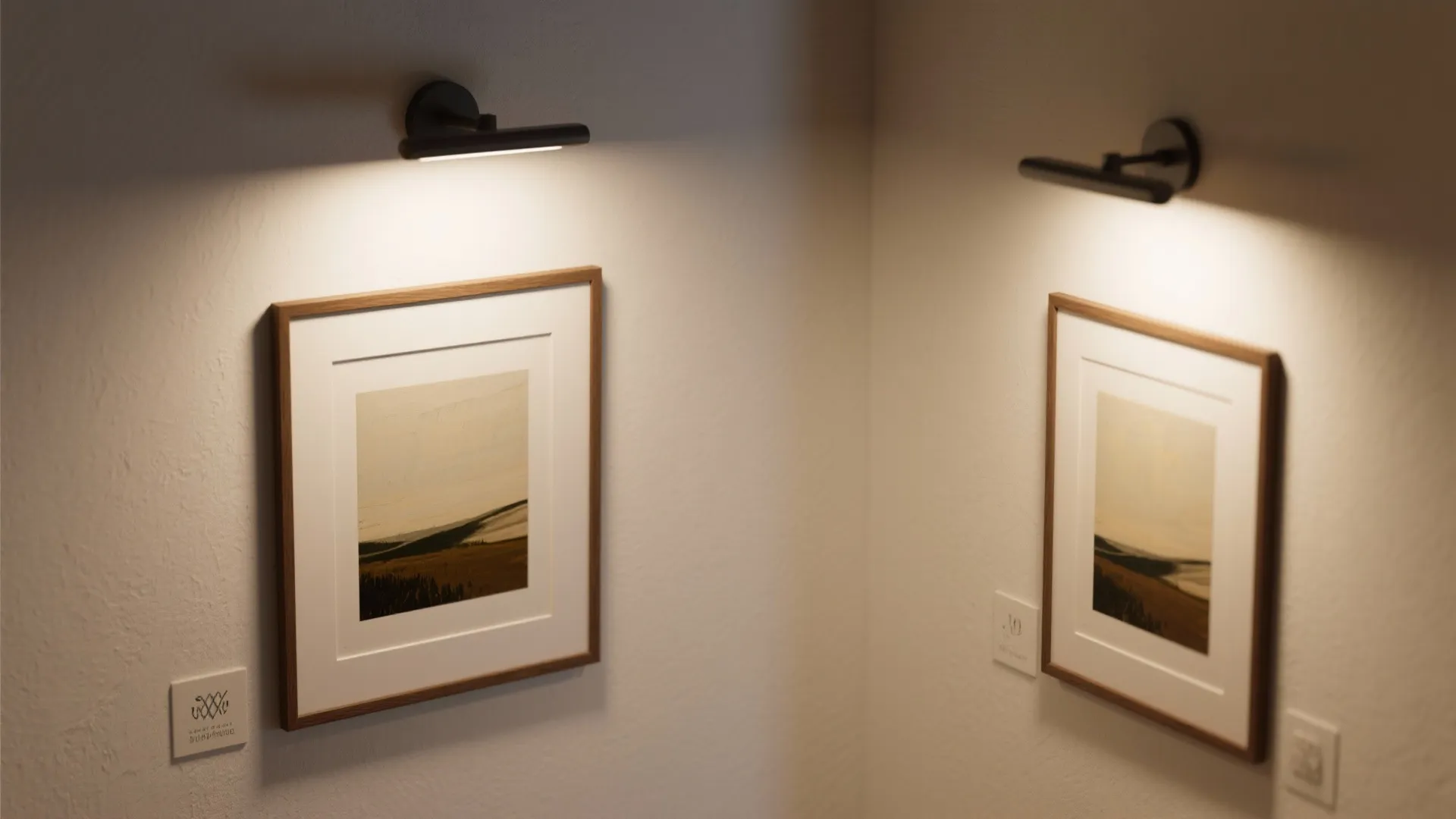 Picture lights with museum vibes