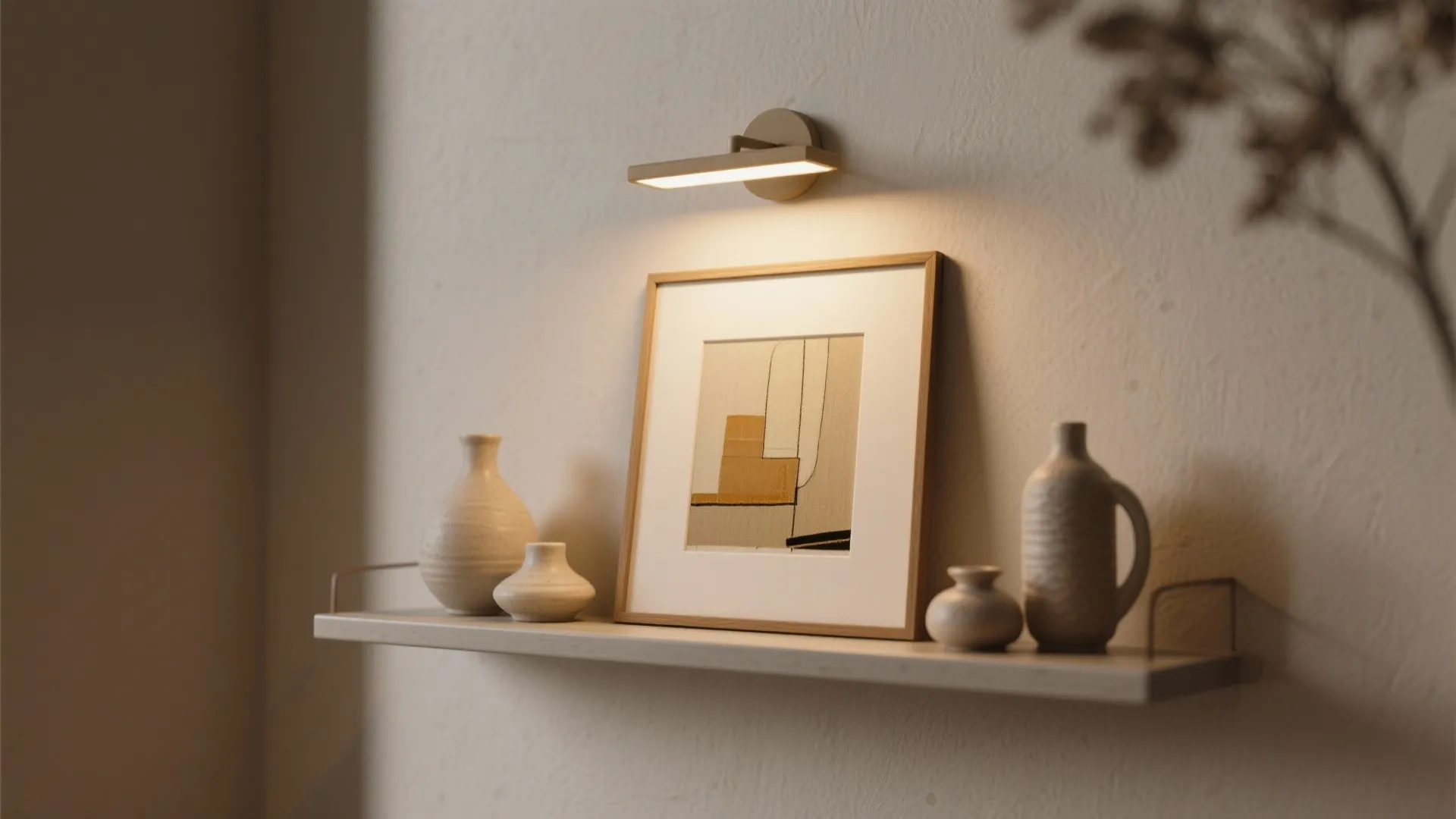 3. Picture Lights for Art and Shelves