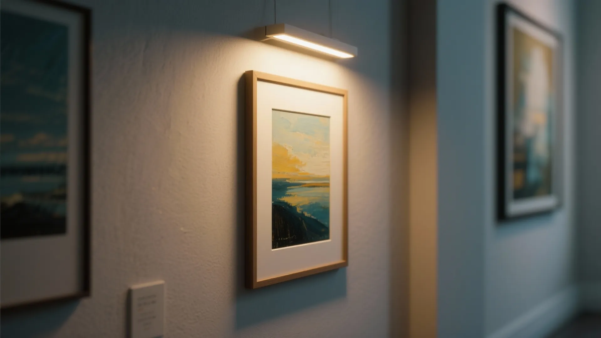 2. Picture lights and art-led illumination