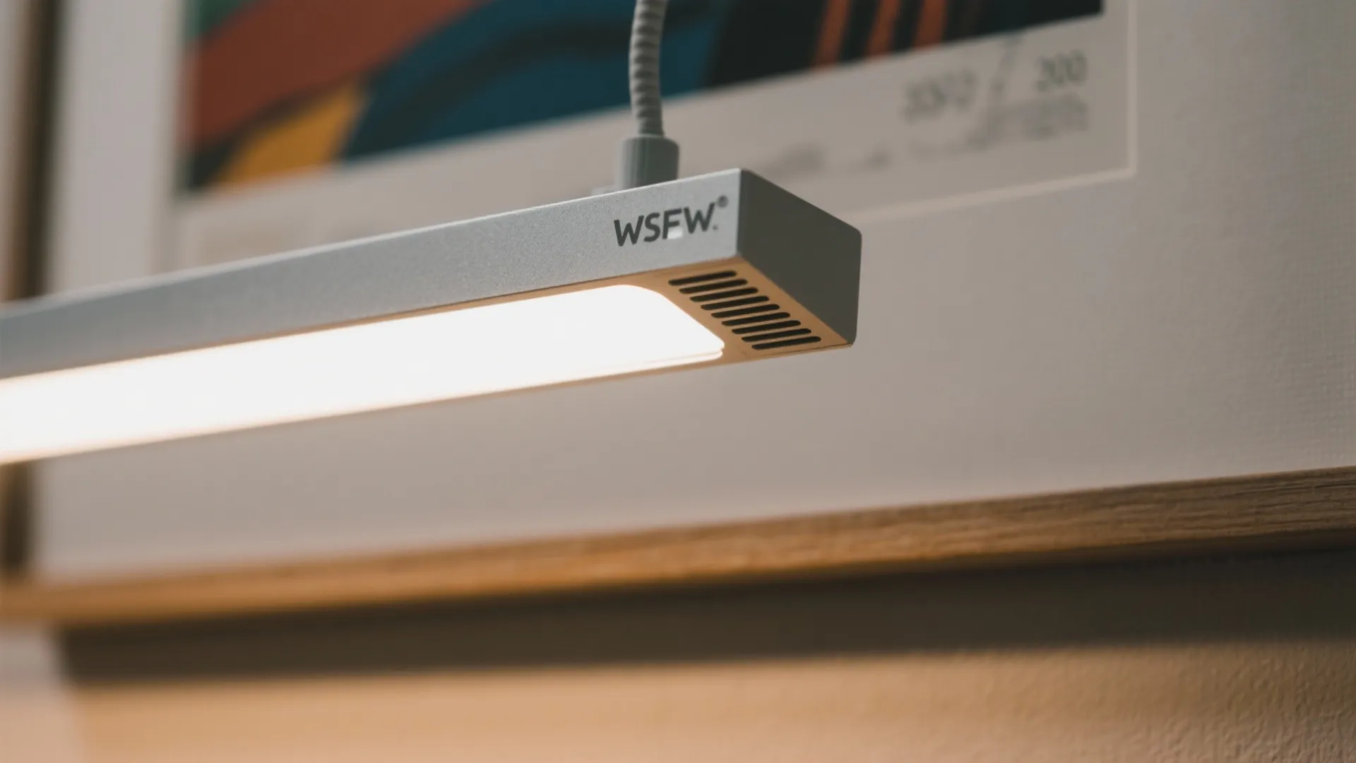 4) Picture lights and wall washers to celebrate art