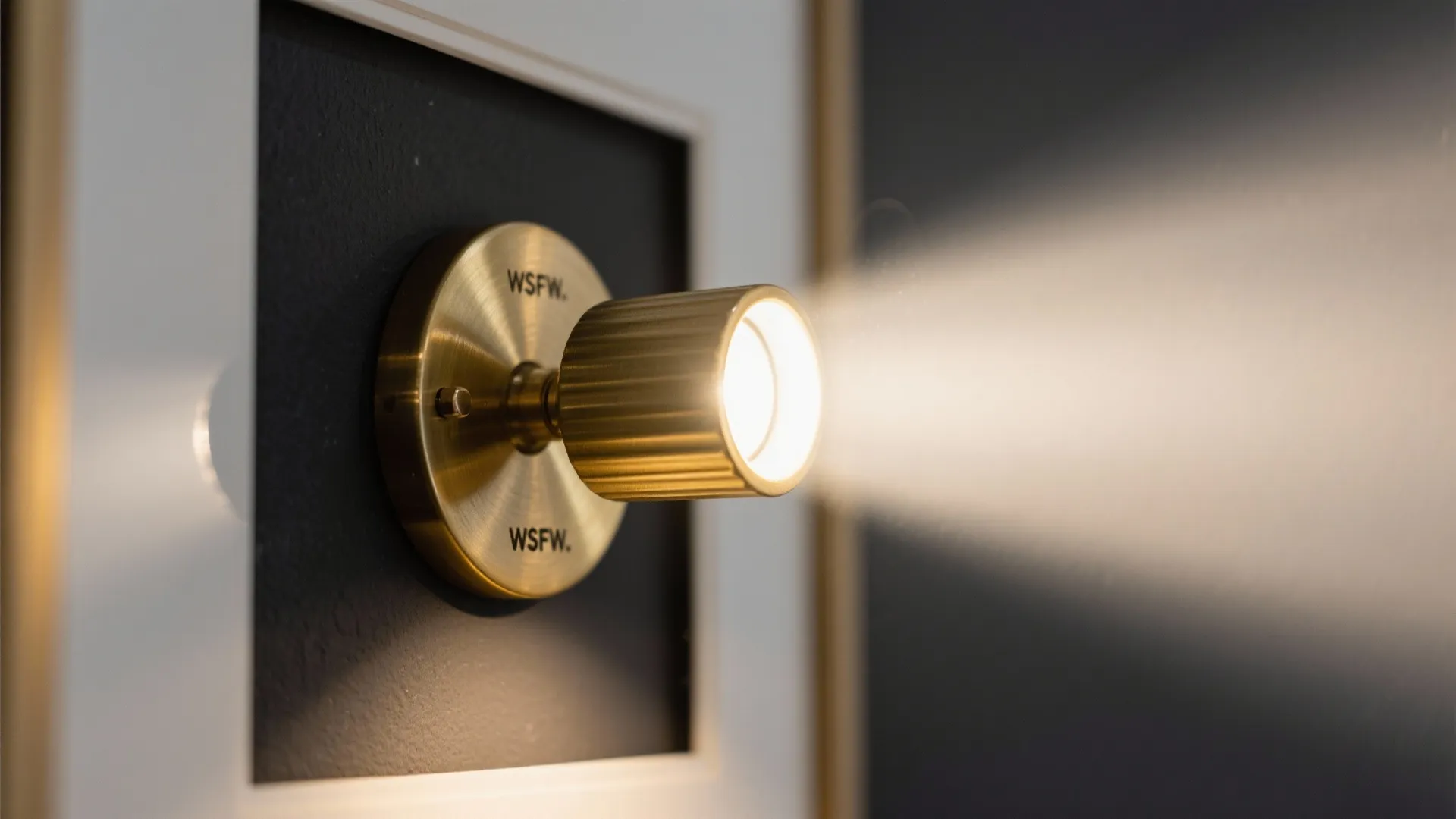 4) Picture lights to highlight art and add depth