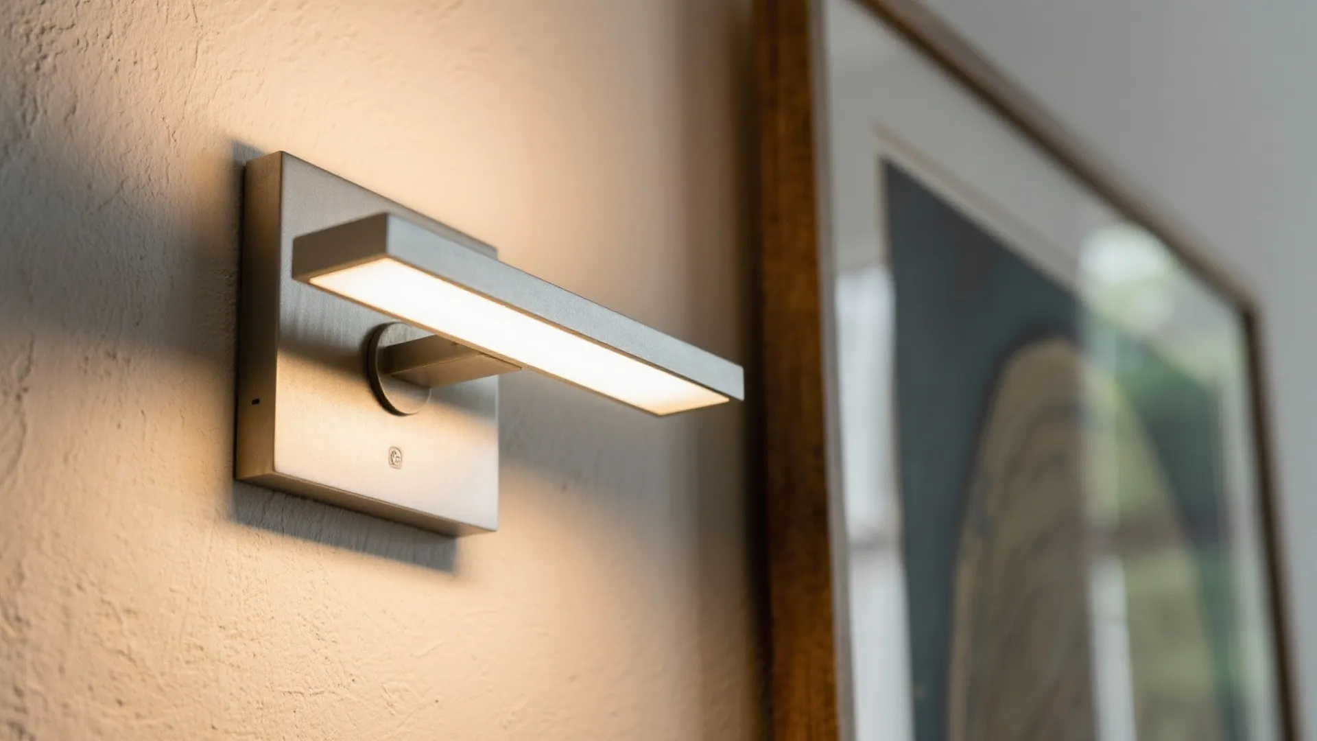 3) Picture-light style sconces to spotlight art and texture