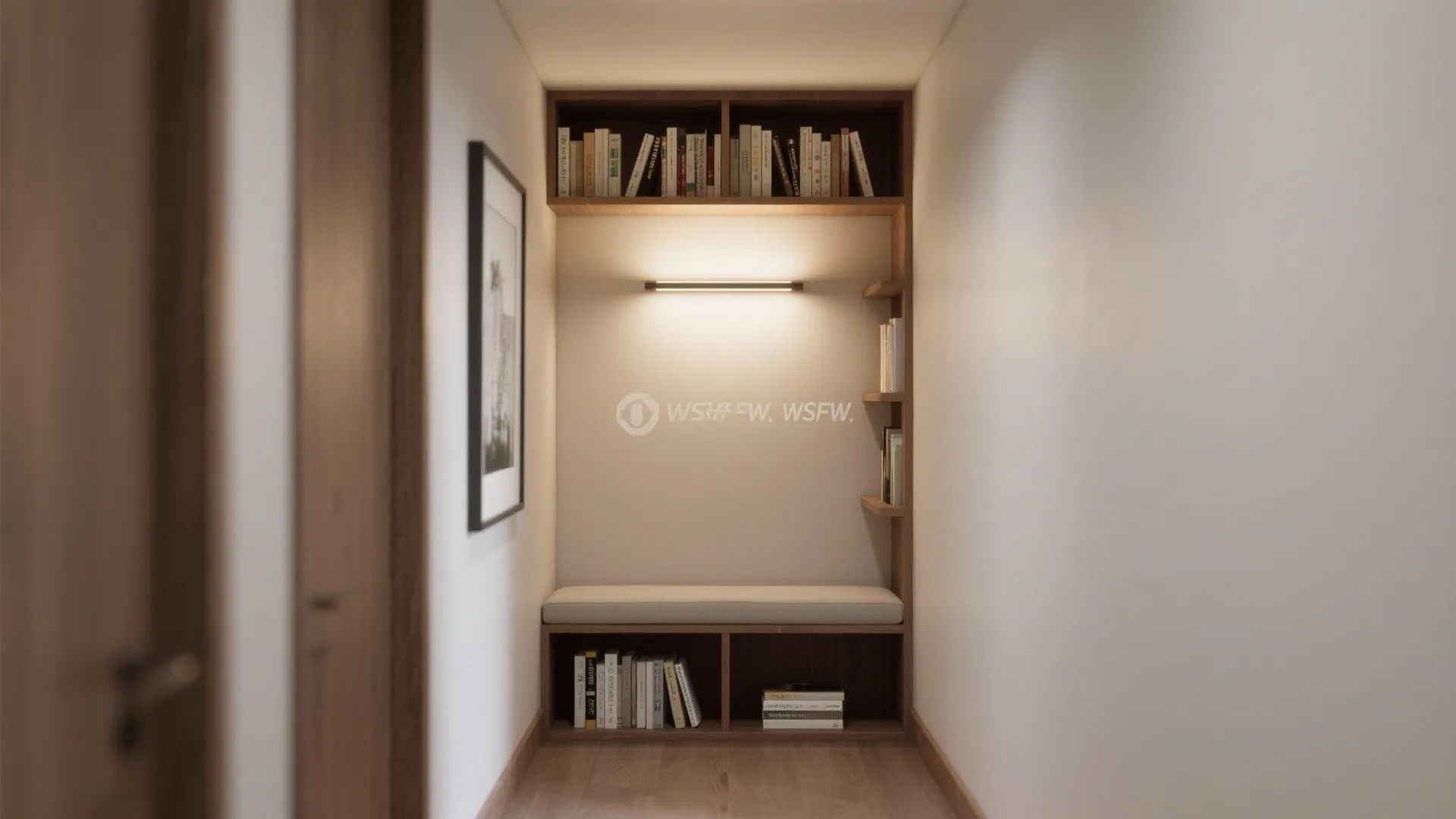 Slim Picture-Light Style Sconces for Cozy Nooks