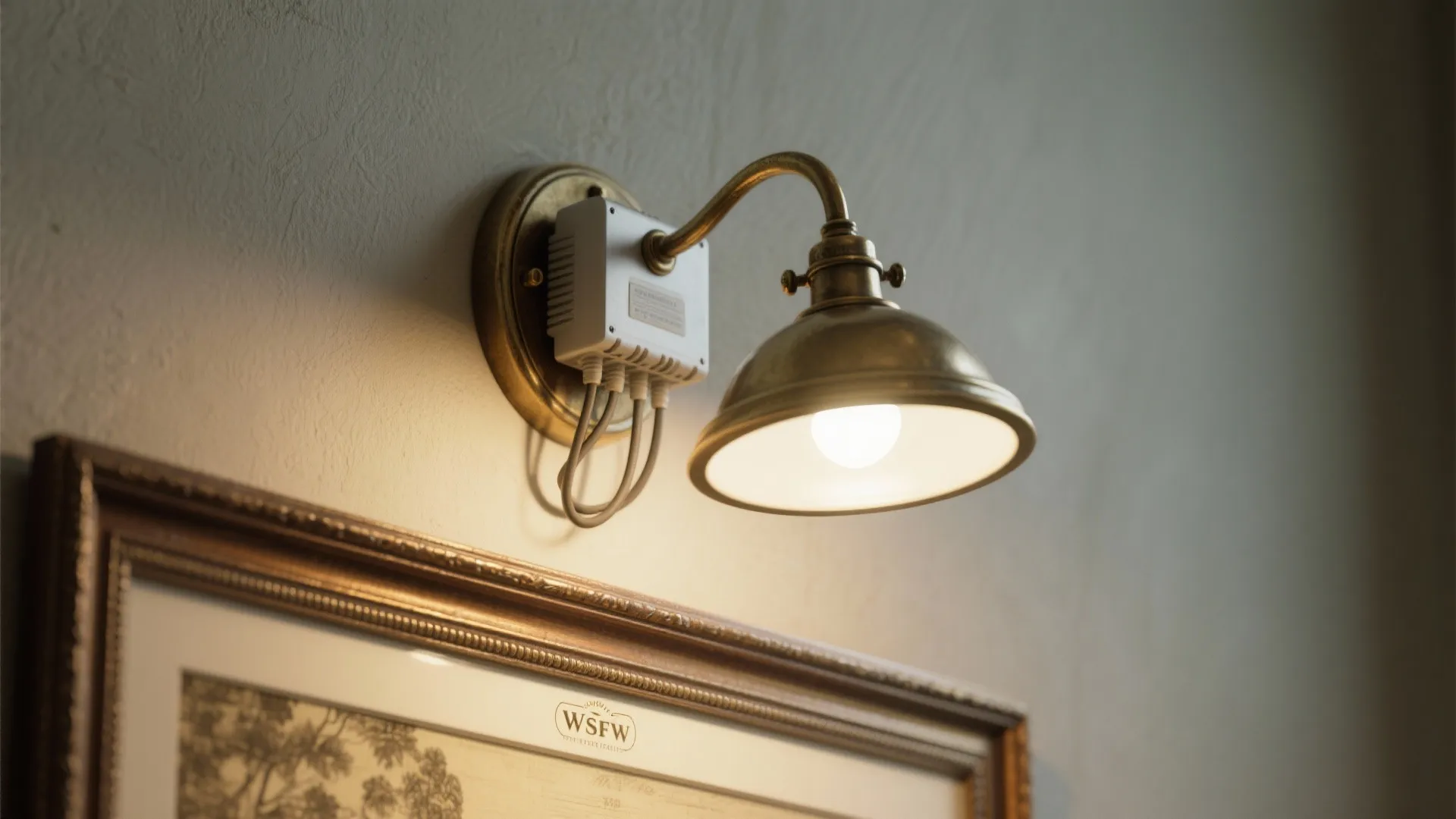 4. Picture Light with Integrated Transformer