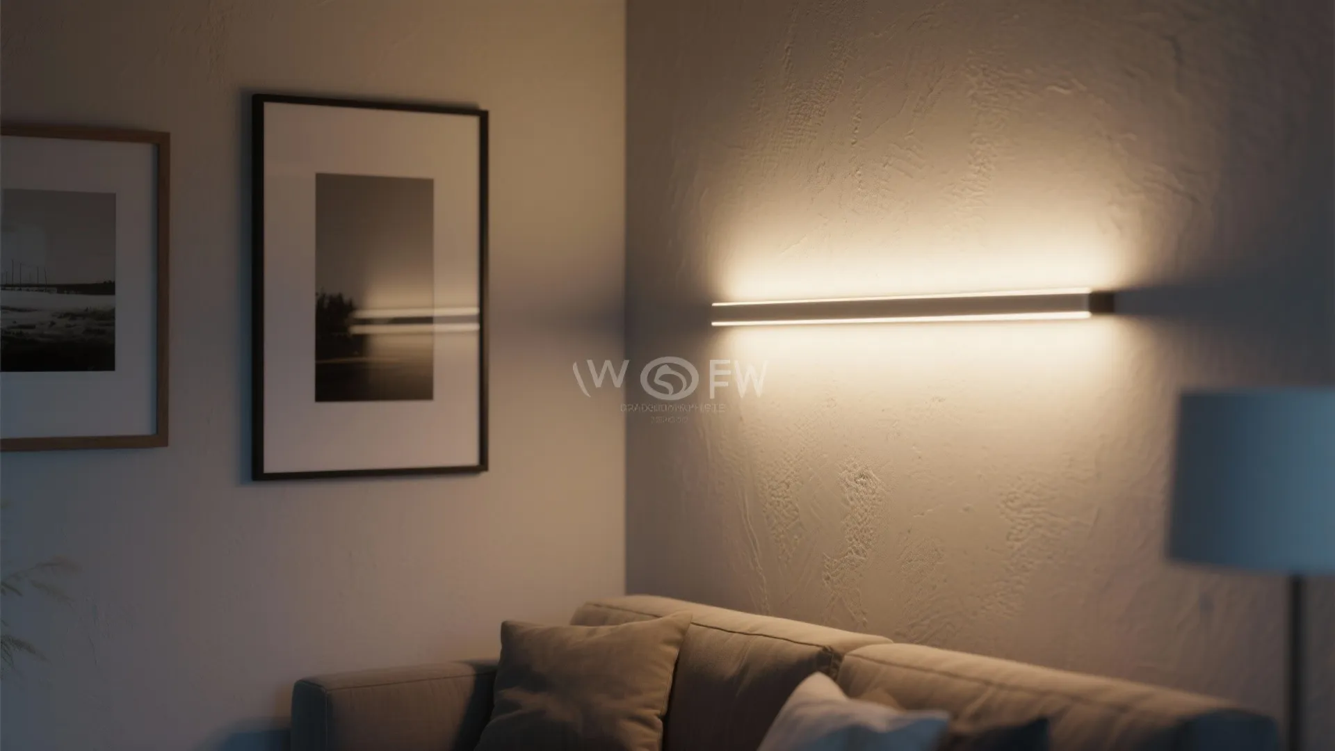 4) Picture lights and wall washers to celebrate art