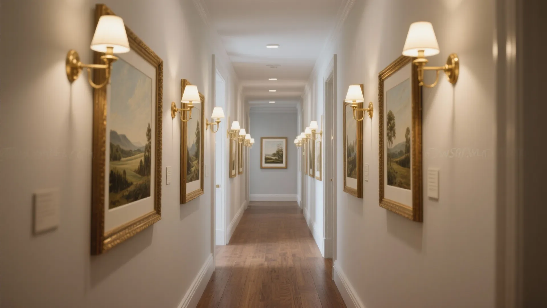 3) Picture lights to frame art—and rooms