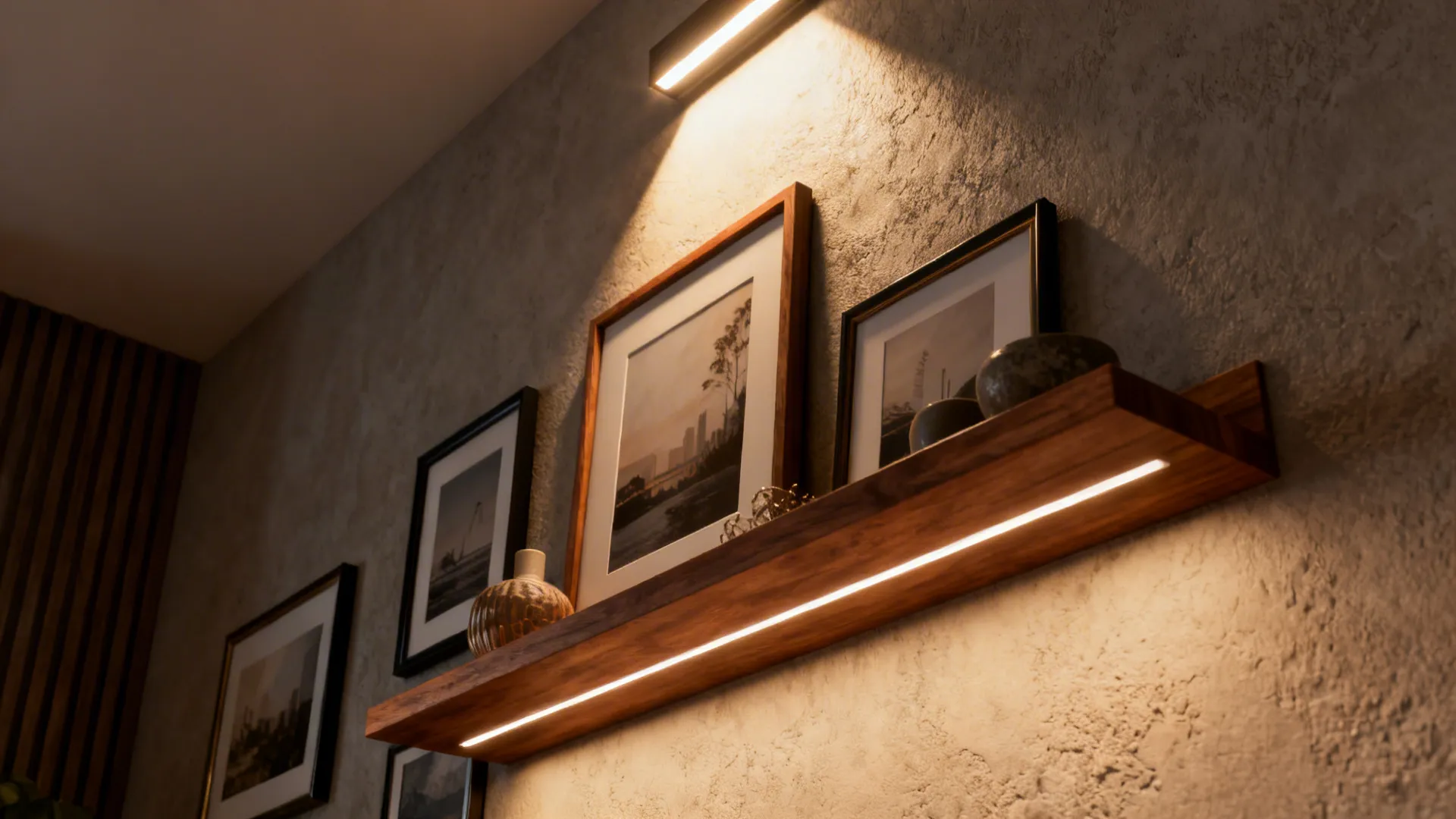 3. Picture Lights for Art and Shelves