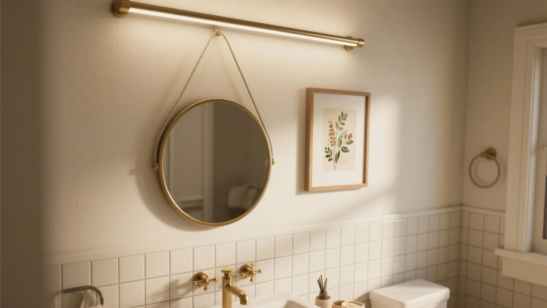 3. Picture Rail for Mirrors and Art