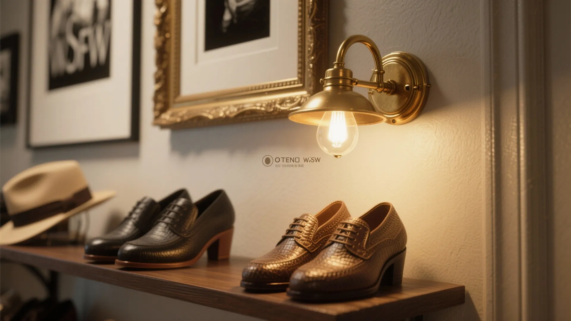 5. Accent picture-style wall lights