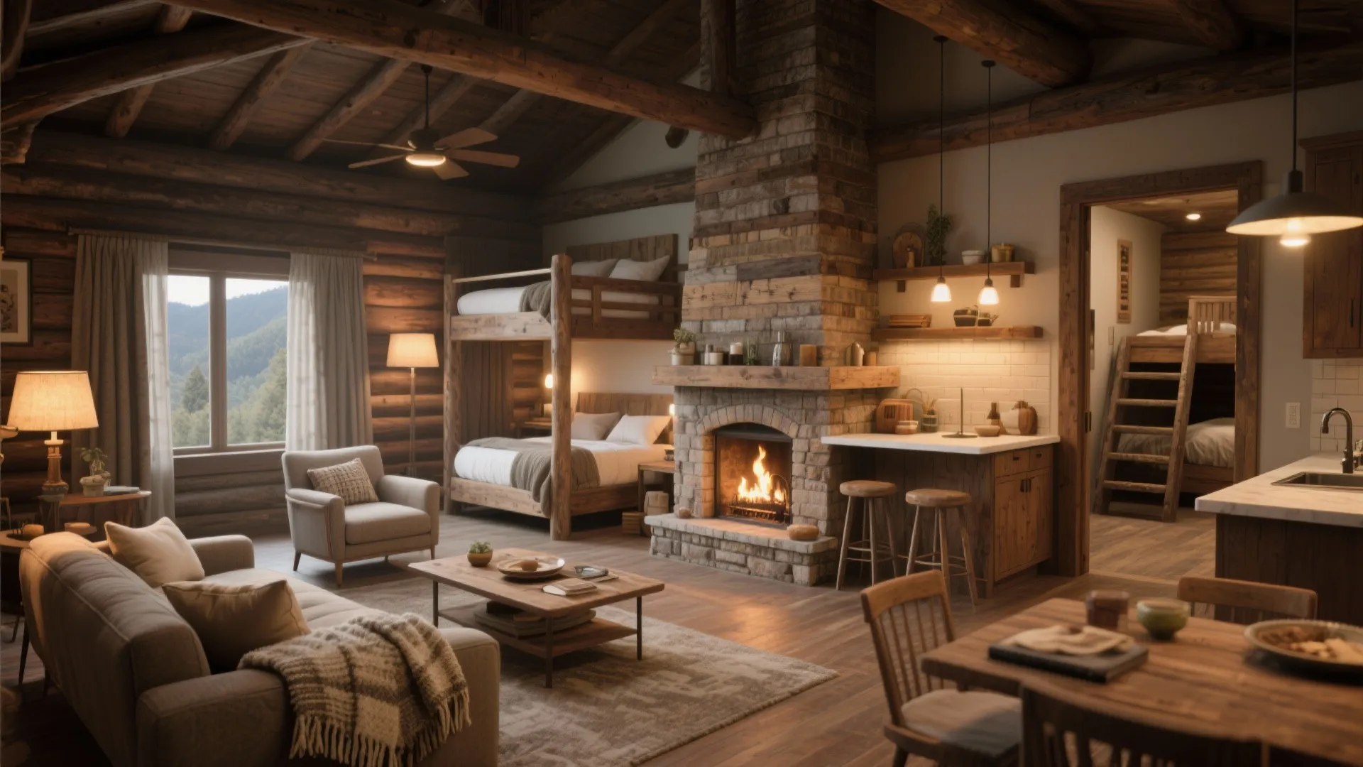 2 Bedroom Suites in Pigeon Forge: Cozy Cabin Ideas x5: Small-space design tricks I use to make 2-bedroom suites feel like luxury cabins in Pigeon Forge