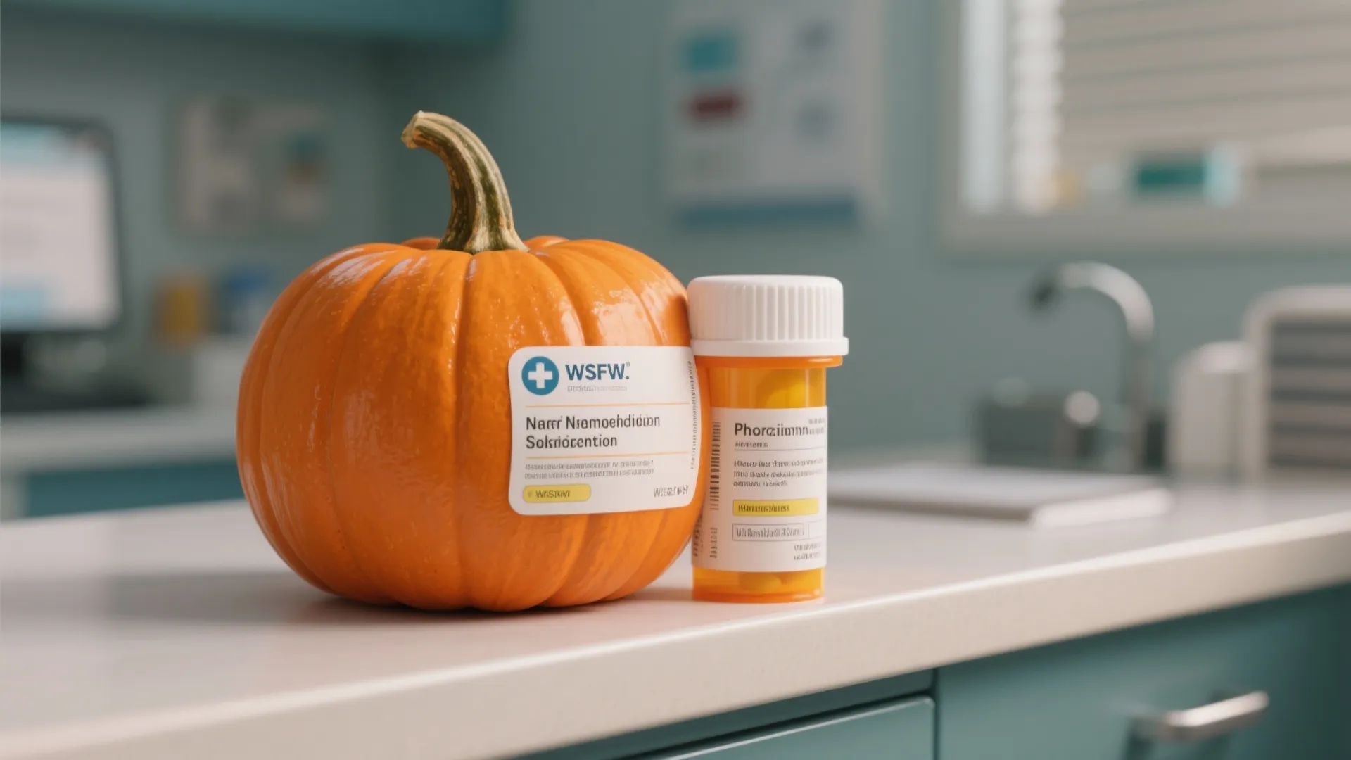4. Pill Bottle Pumpkin