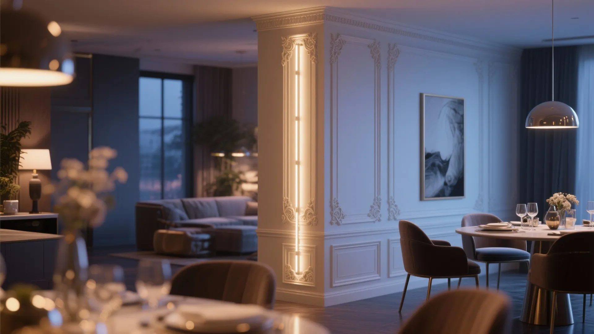 Decorative Molding and Lighting