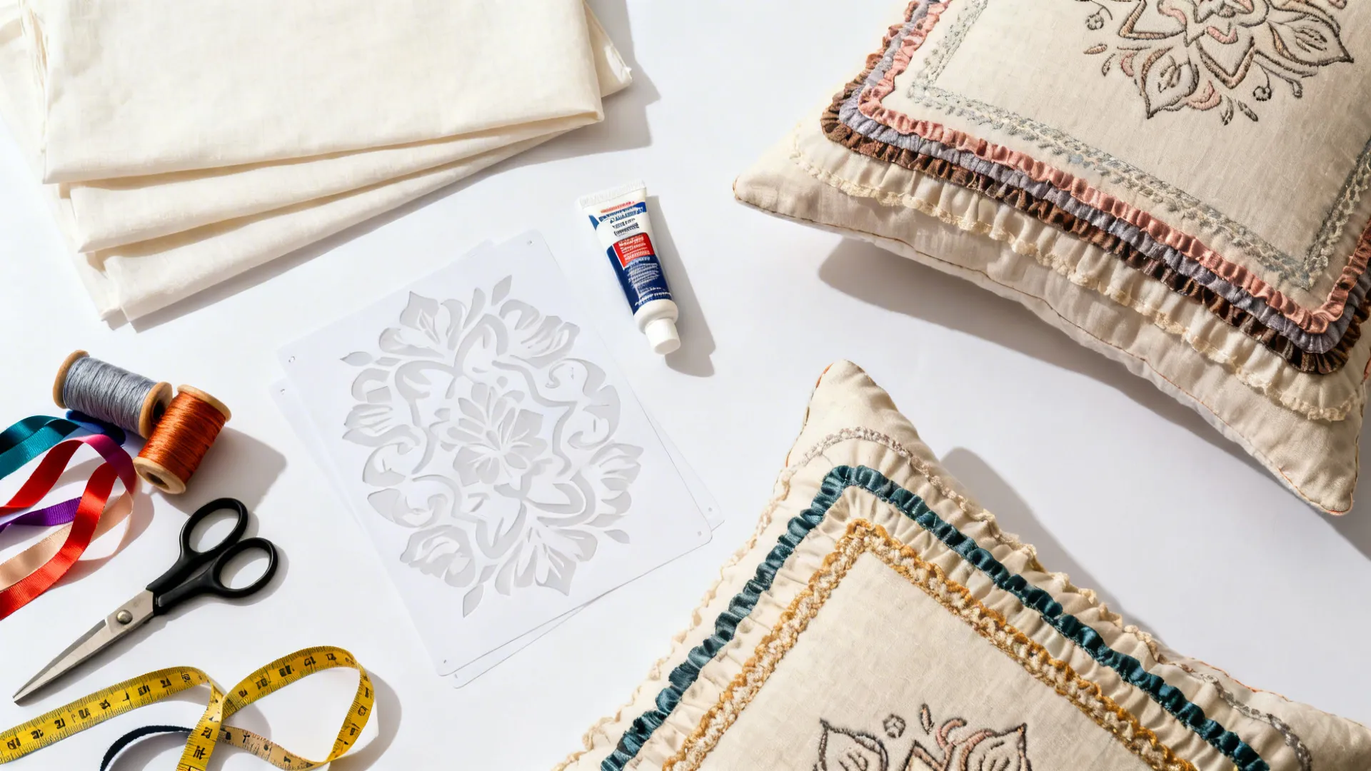 4. Custom Throw Pillow Covers and Trims