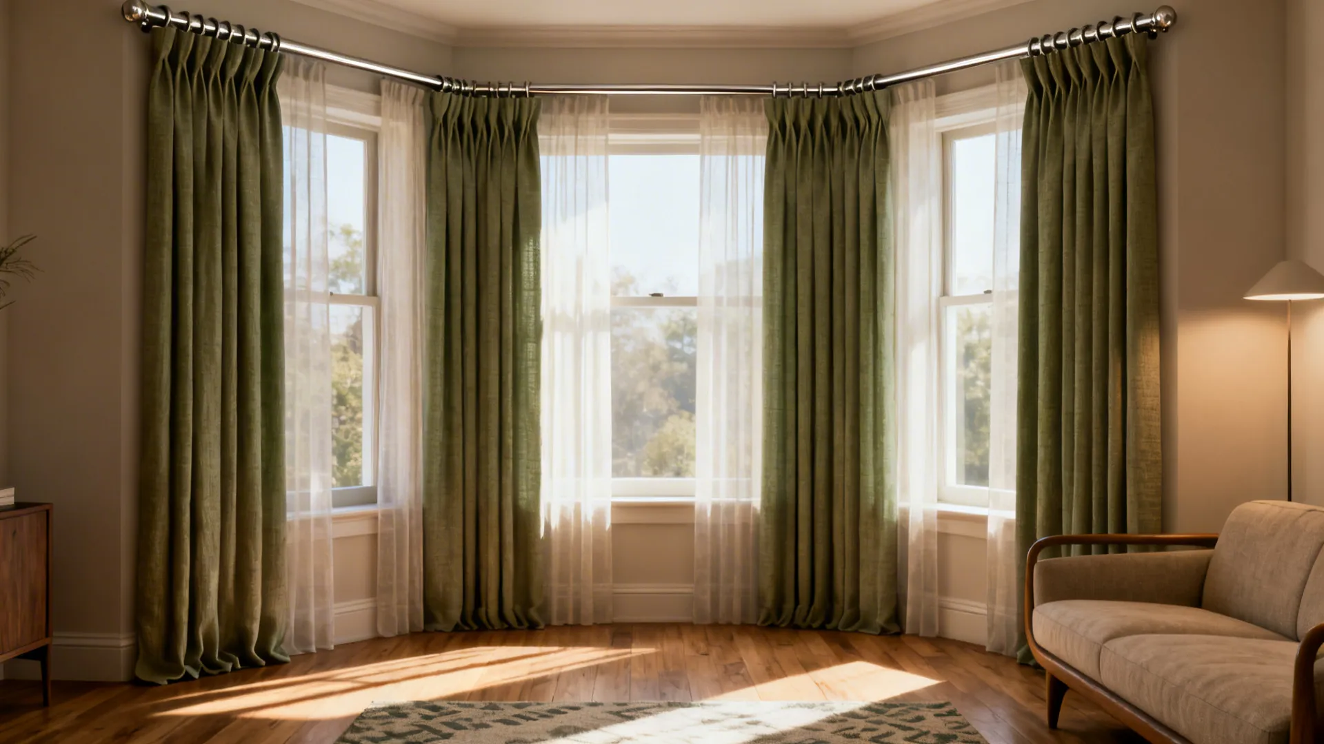 5 Pinch Pleat Curtain Ideas for Living Rooms