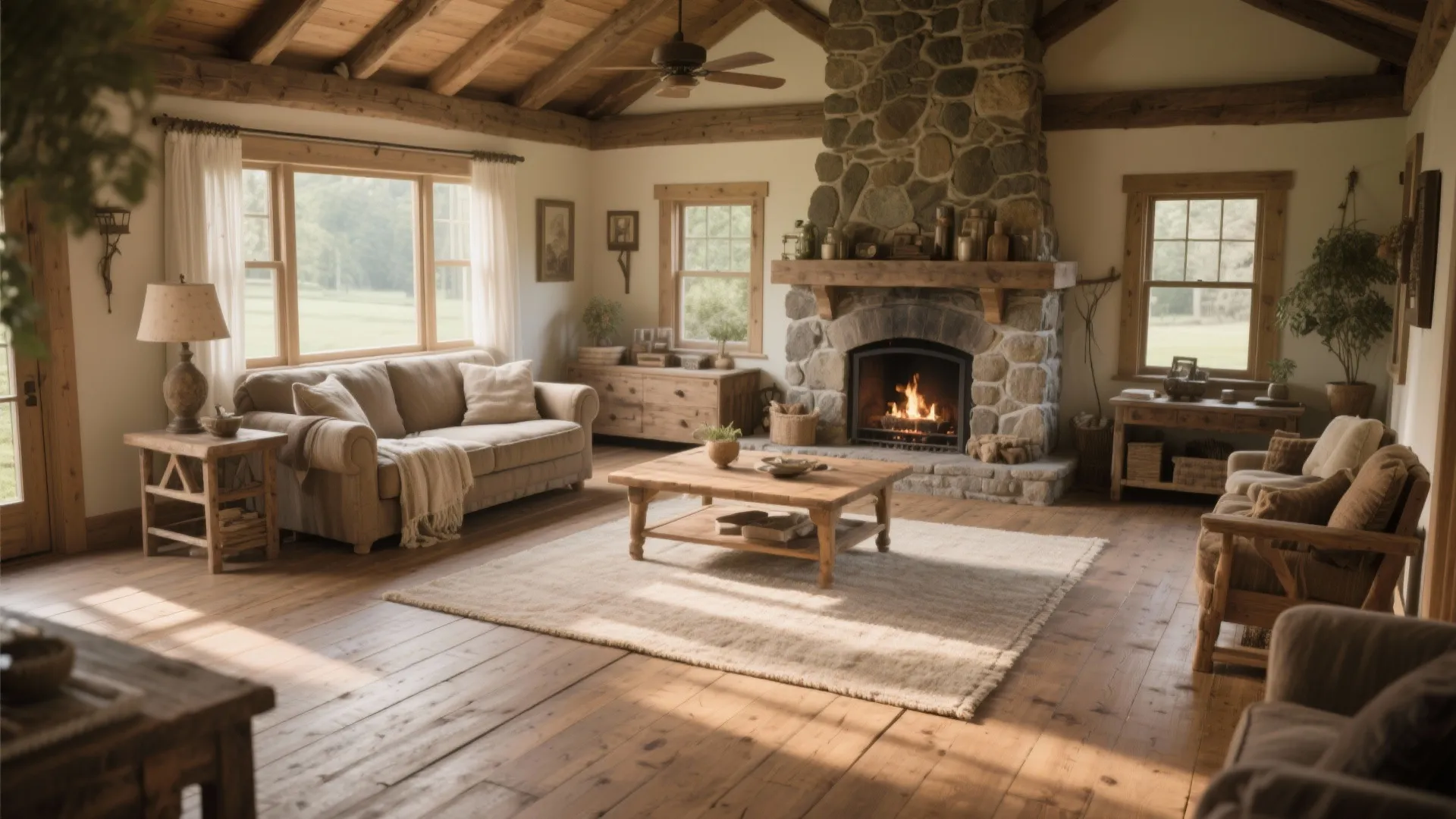 9. Wide-Plank Matte Finish Pine