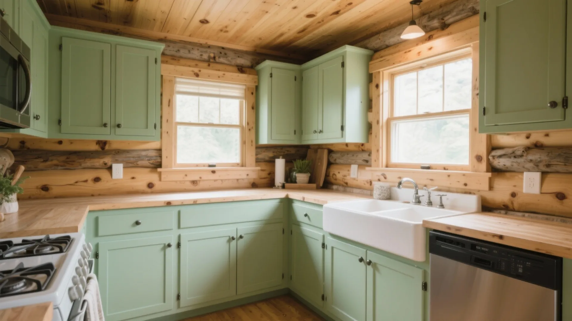 6. Play with Two-Tone Cabinets