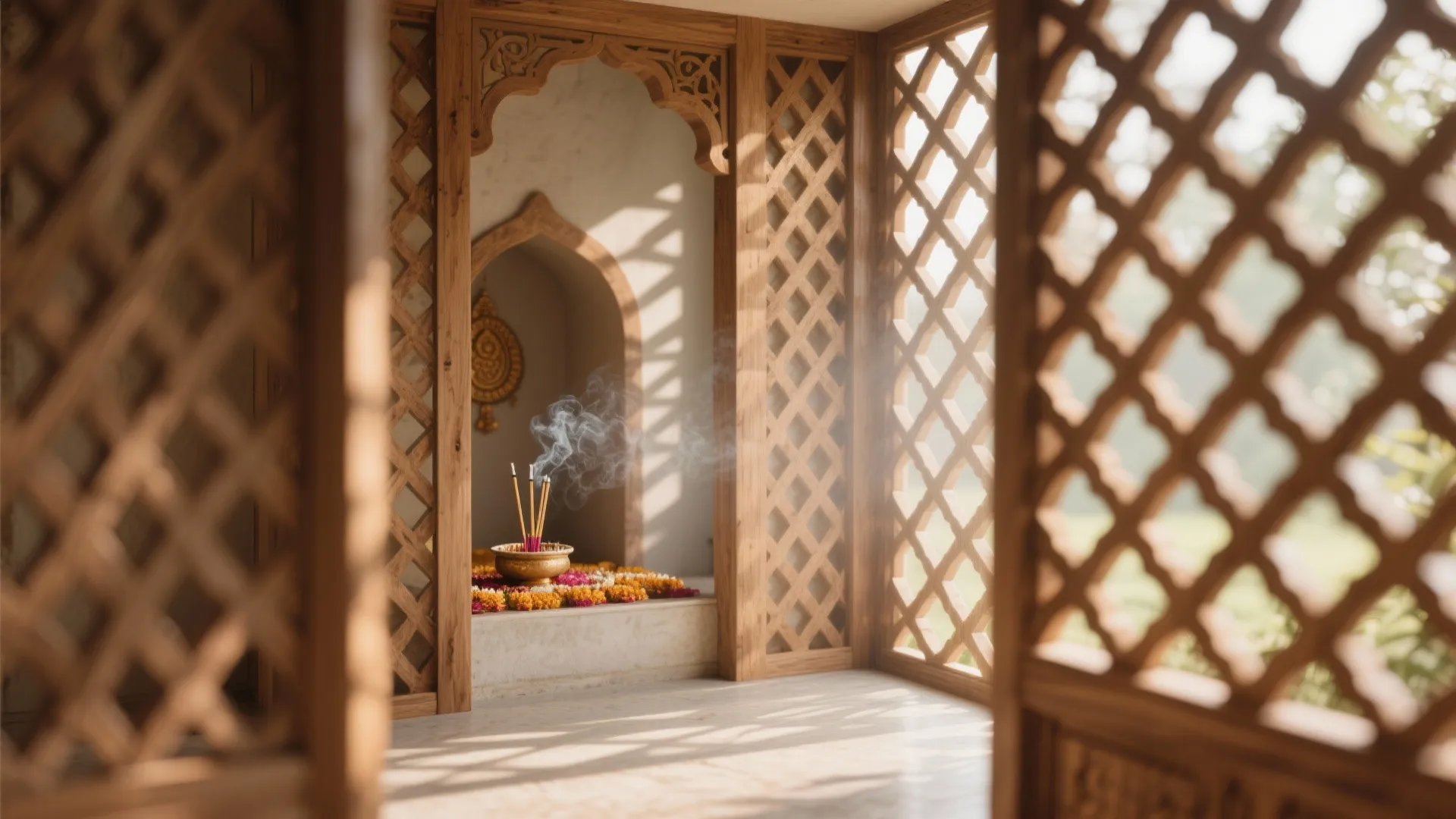 Pinewood Lattice Panels