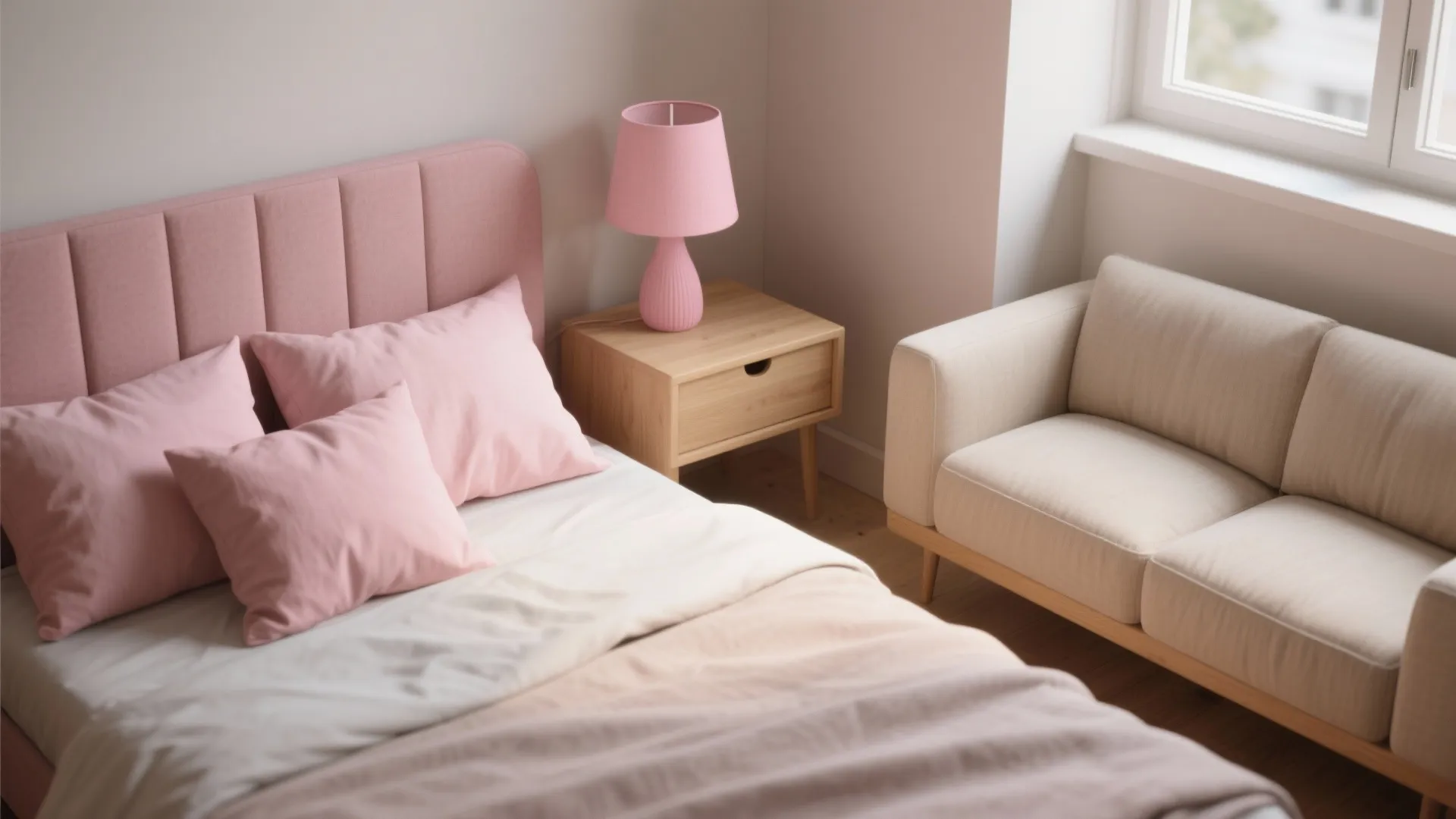 2. Use pink as an accent, not the whole story