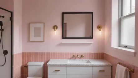 Pink Bathroom Wall Decor: 5 Ideas I Love