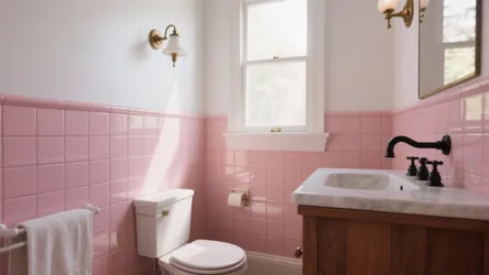 10 Ways to Update an Old Pink Tile Bathroom