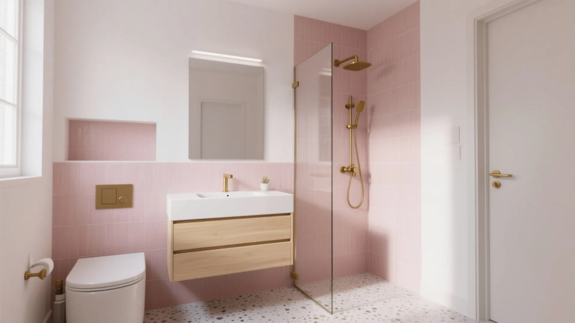 5 Pink Bathroom Tiles Ideas That Feel Fresh: From blush subway to terrazzo pairings—my tested, small-space strategies for pink bathroom tiles
