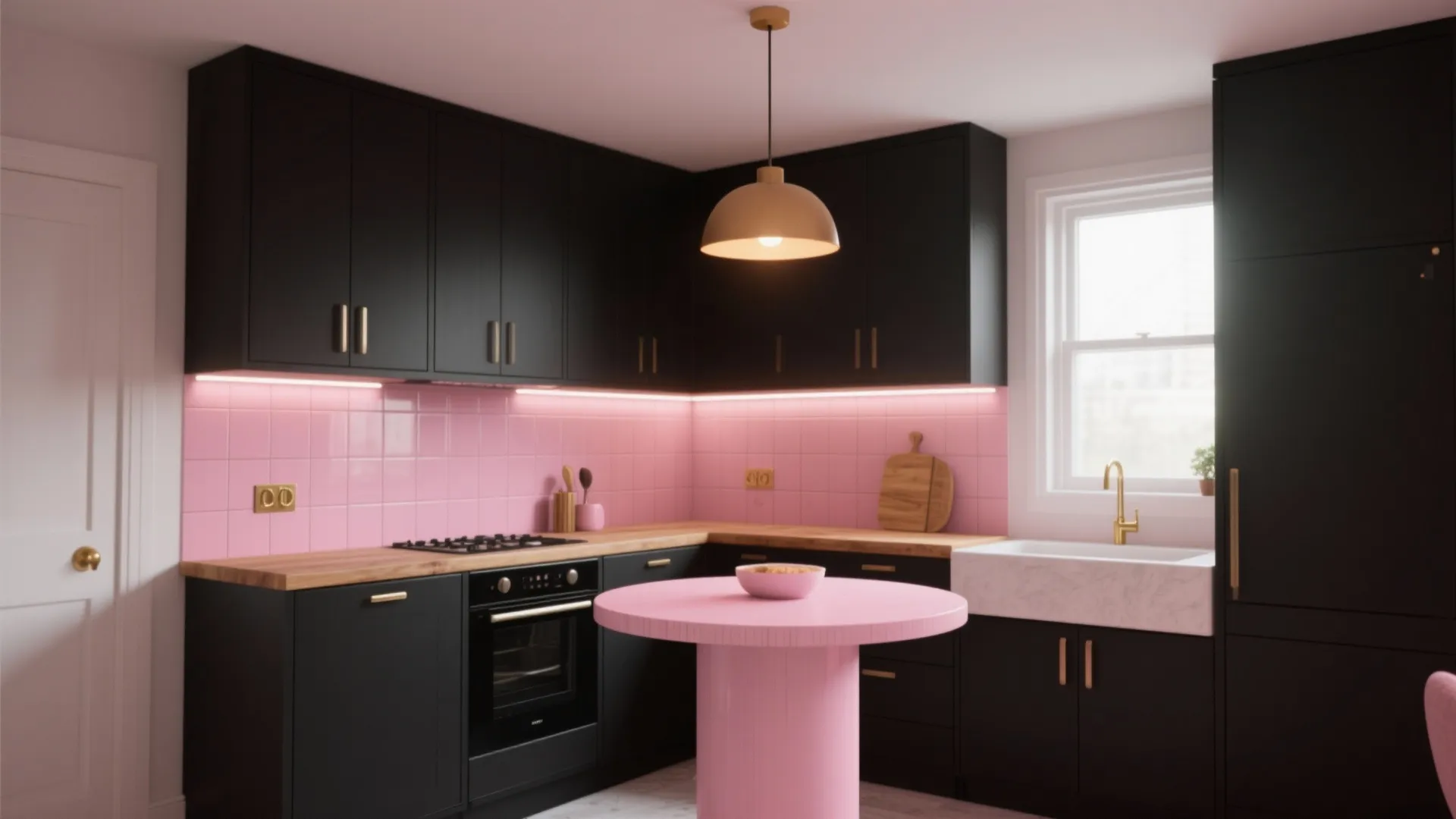 5 Pink and Black Kitchen Ideas: Bold pink and black kitchen designs that make small spaces sing — 5 practical inspirations from a pro