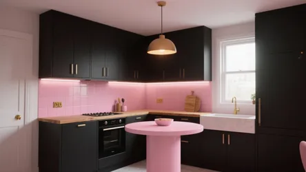 5 Pink and Black Kitchen Ideas