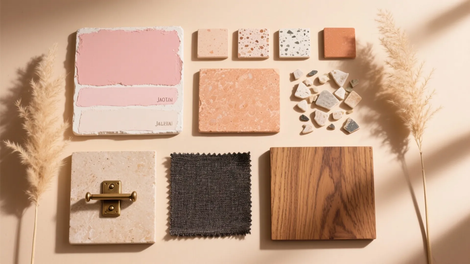 Soft Pink City Palette with Limewash and Terrazzo