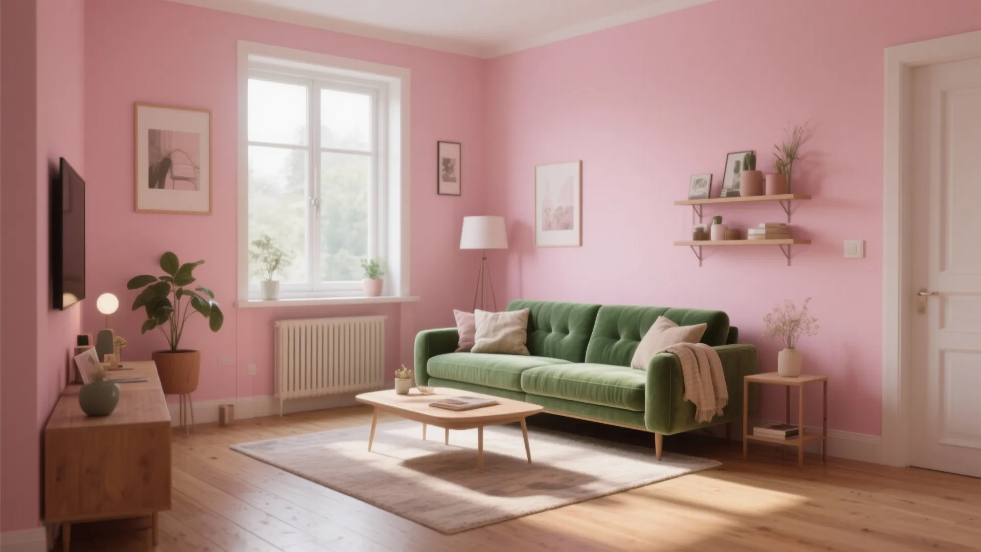 10 Pink and Green Living Room Ideas: Creative and Stylish Ways to Combine Pink and Green for a Cozy, Modern Living Room