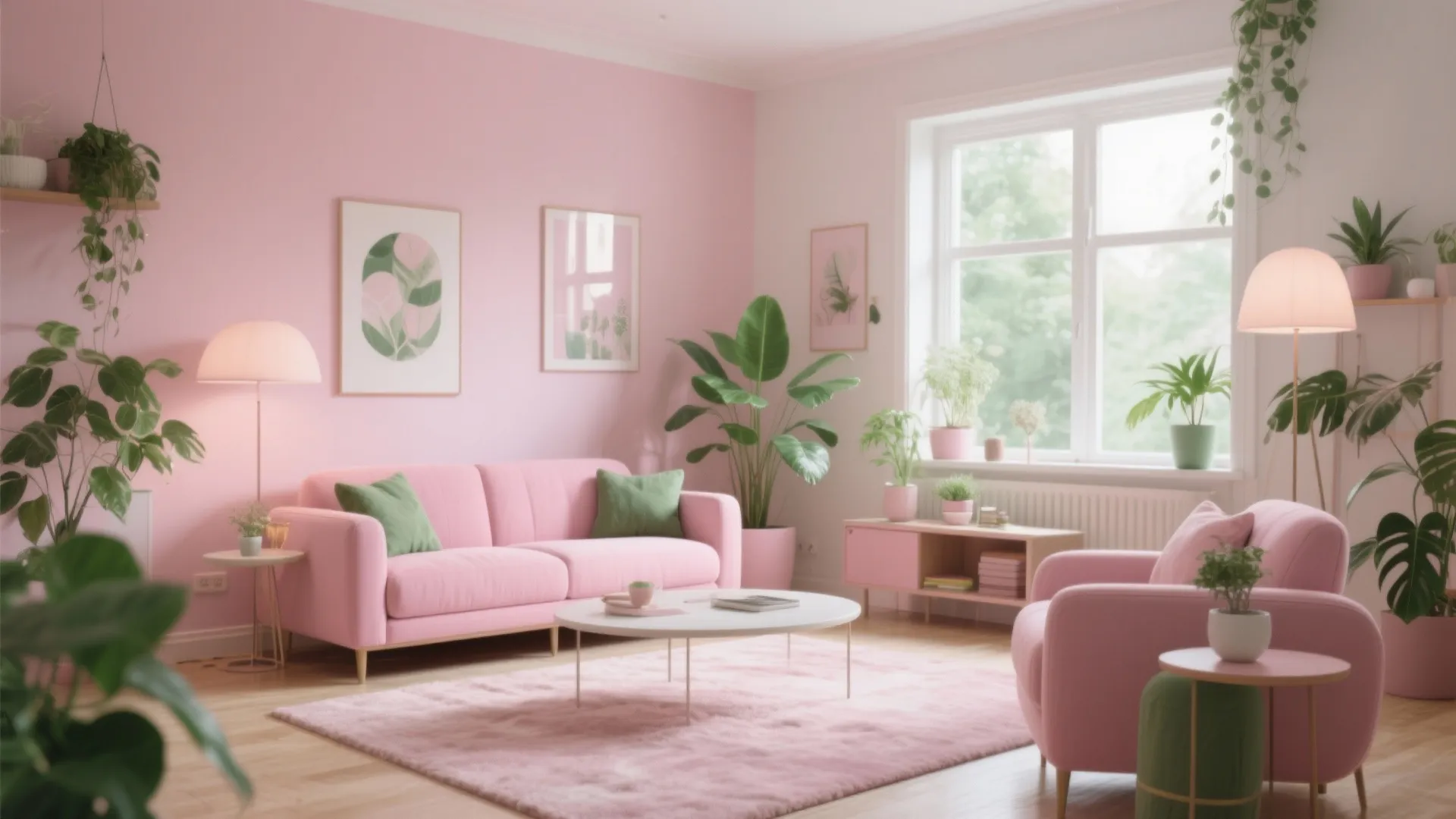 10 Pink and Green Living Room Ideas: Creative Ways to Style Your Living Space with Pink and Green