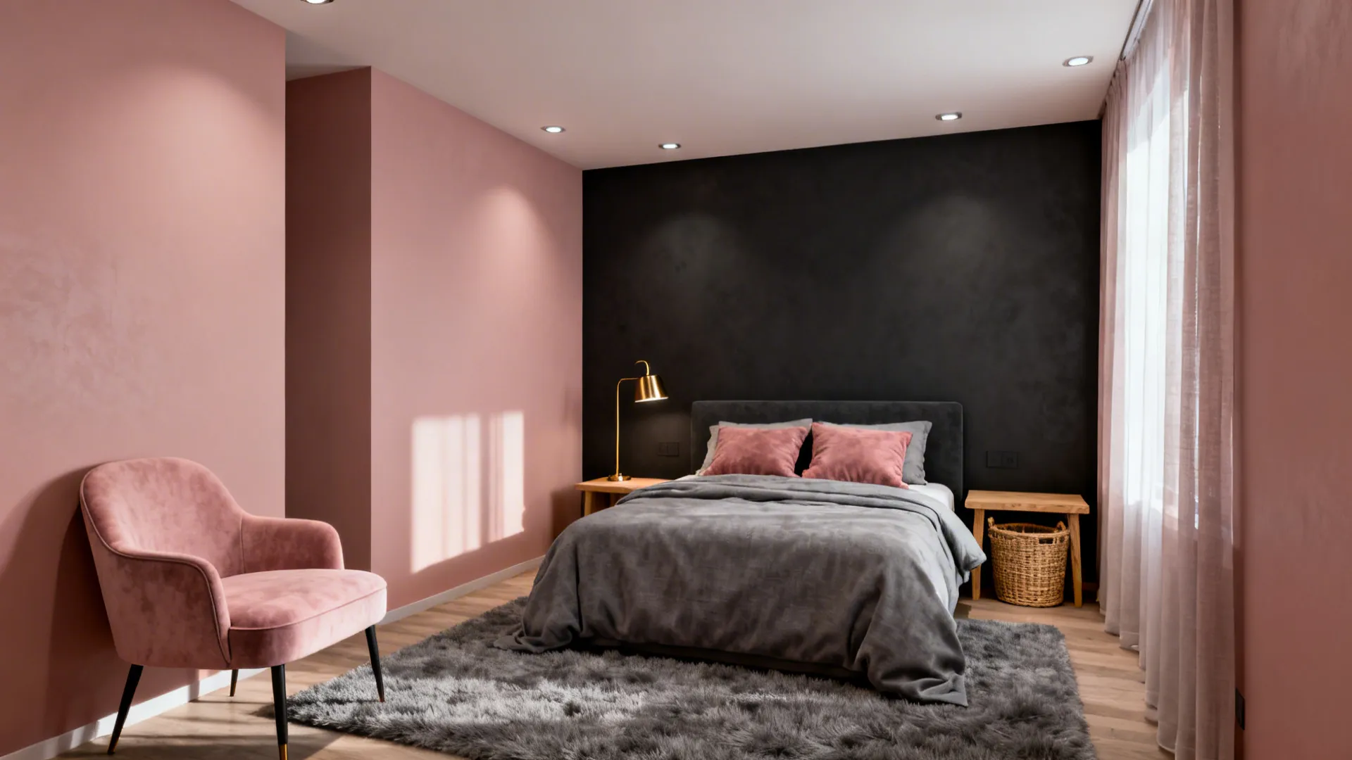 5 Pink and Grey Bedroom Ideas for Adults