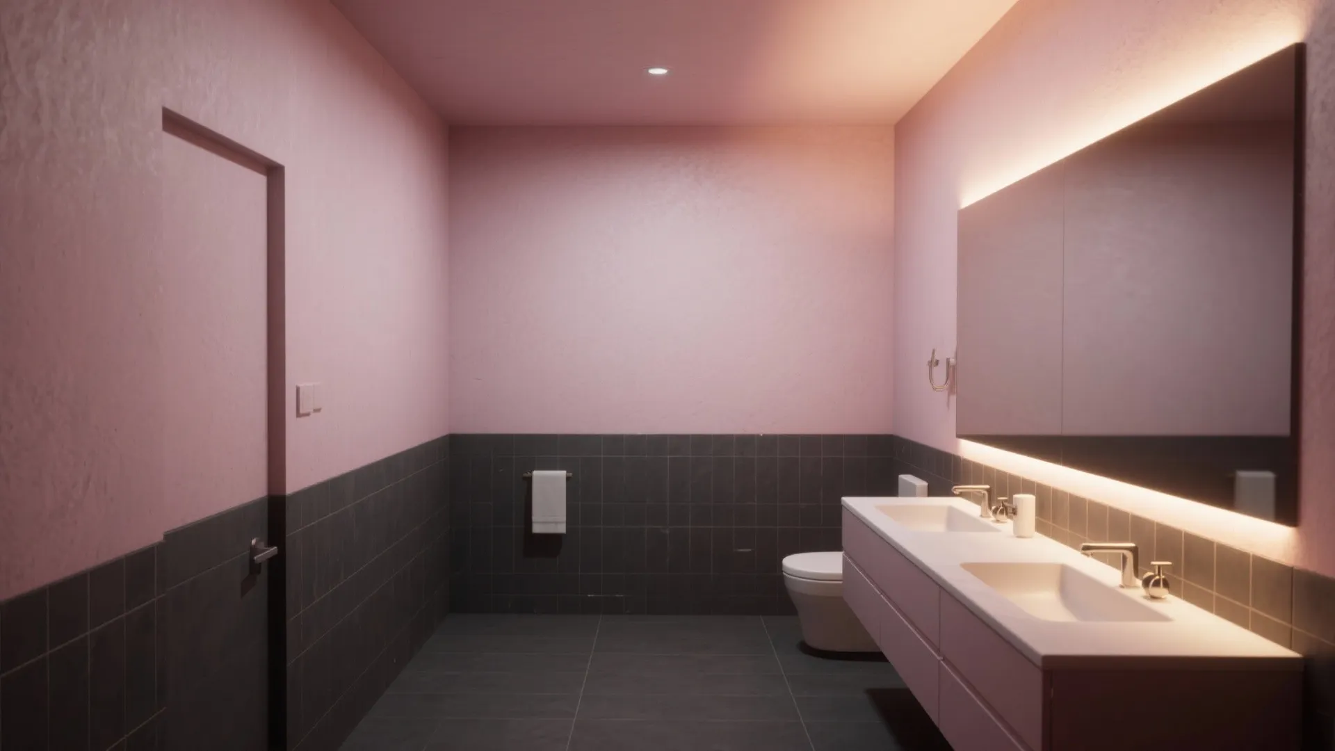 5. Monochrome Gradation: From Dusty Pink to Charcoal