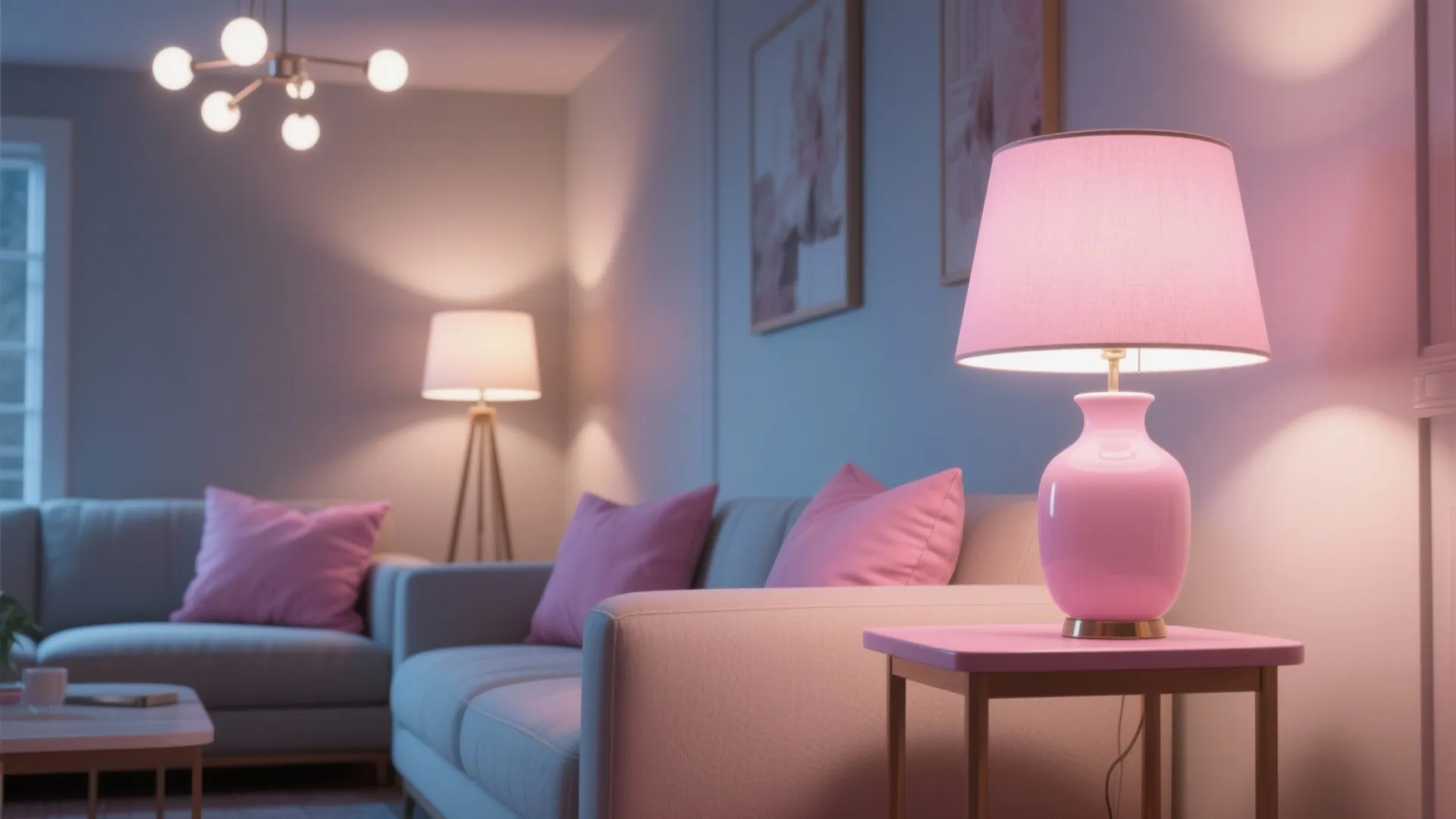 4. Layered Lighting in Living Rooms