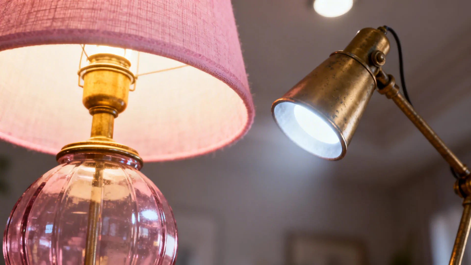 4. Layered Lighting with Pink Accents